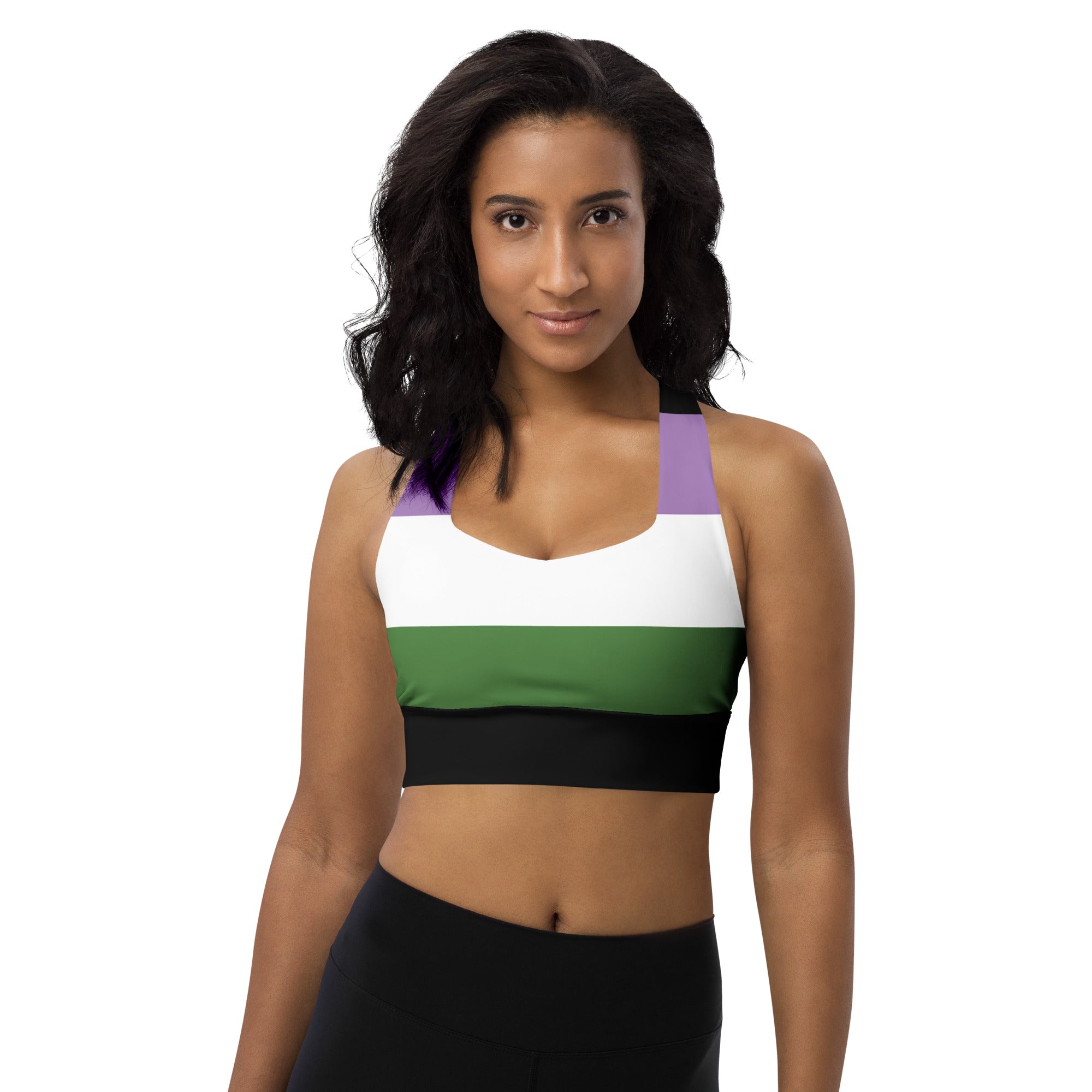 Longline sports bra- Genderqueer