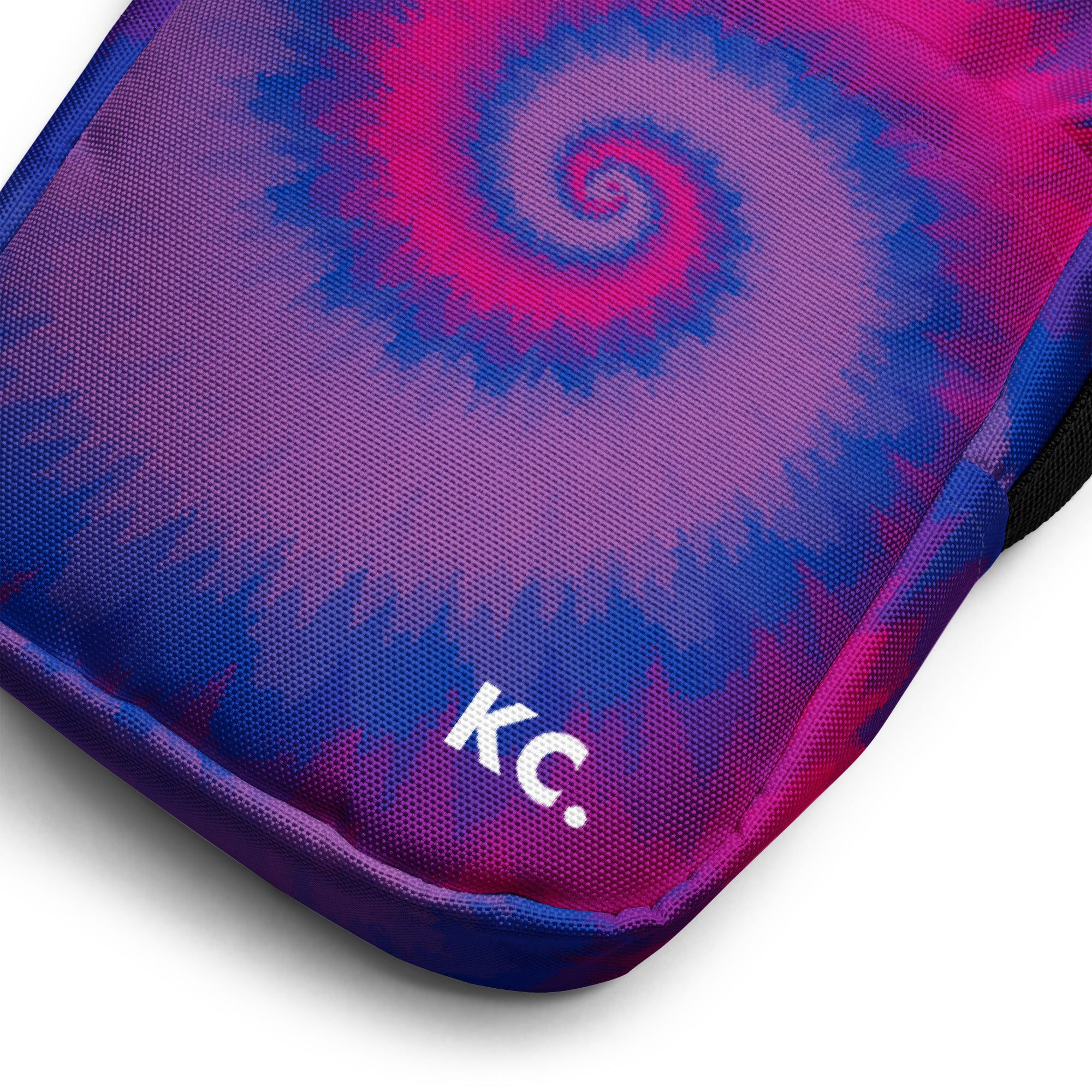 Utility crossbody bag-Tie Dye Spiral - Bisexual