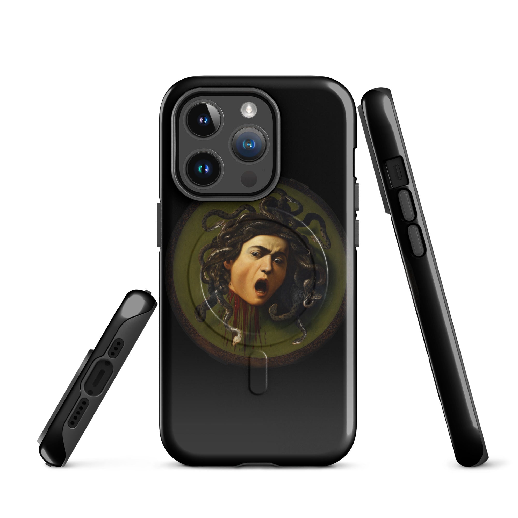 MagSafe® tough case for iPhone®-Caravaggio-Medusa 1597