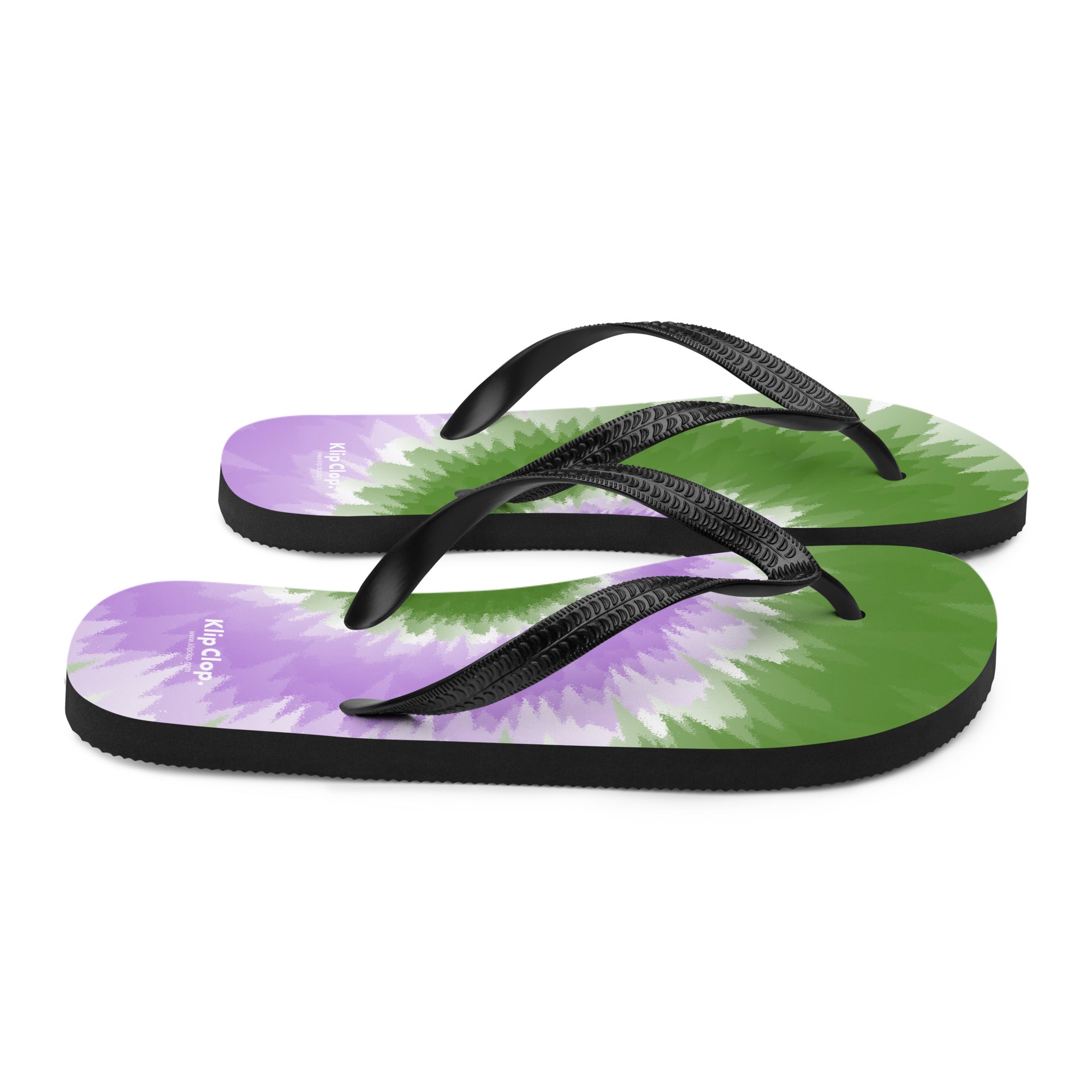 Flip-Flops-Tie Dye Spiral-Genderqueer
