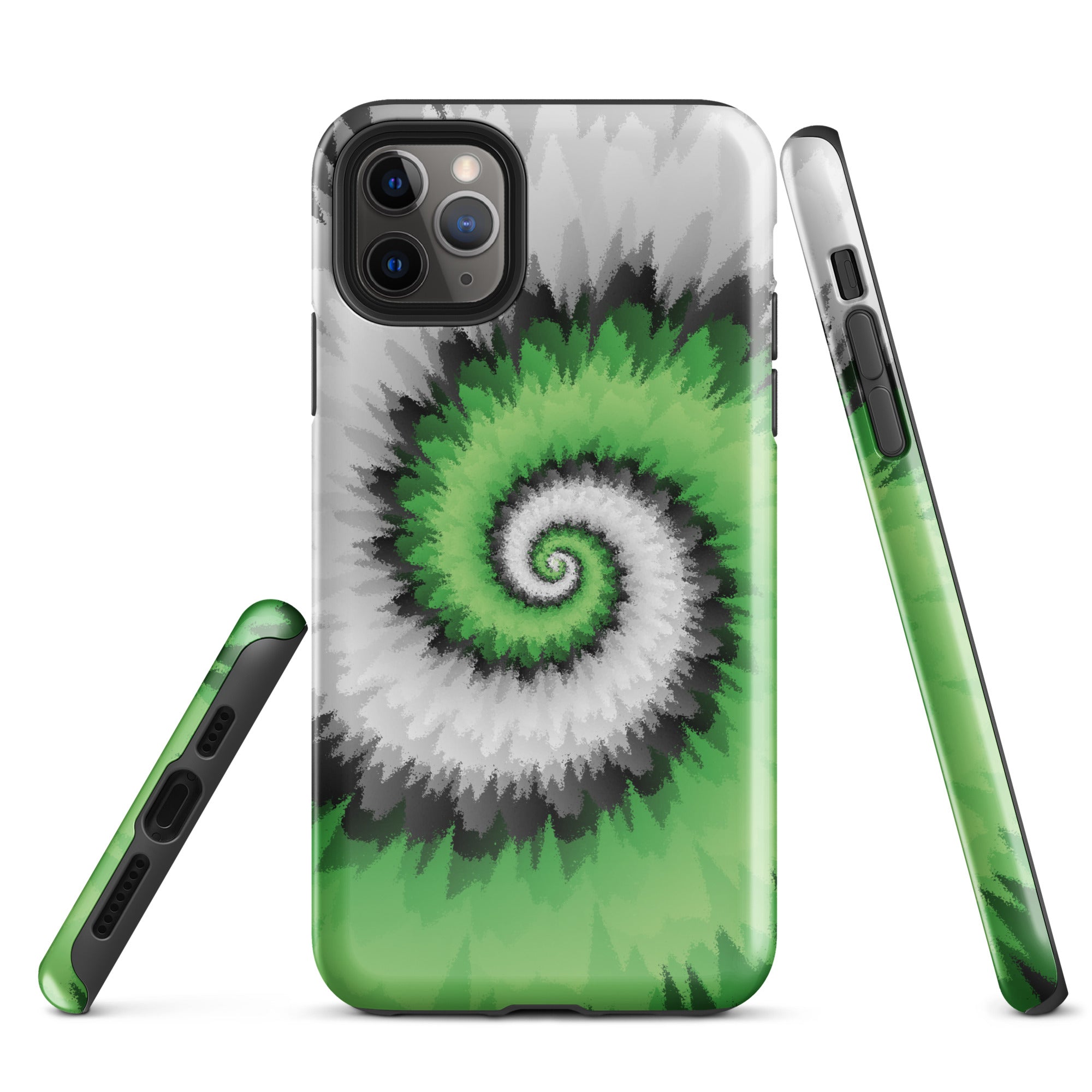 Tough Case for iPhone®-Tie Dye Spiral - Aromantic