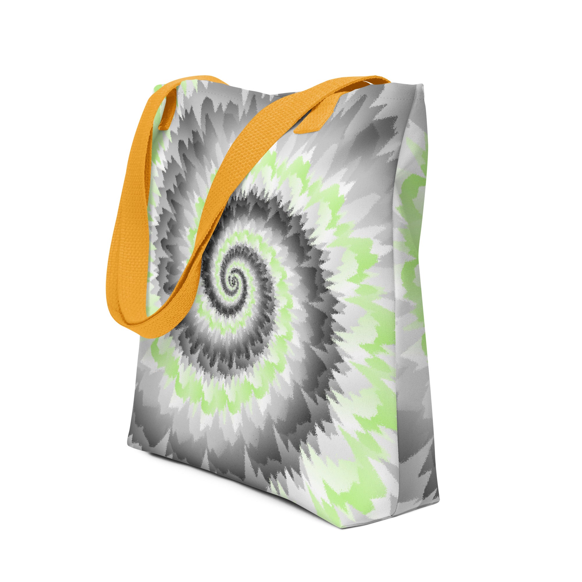Tote bag-Tie Dye Spiral - Agender