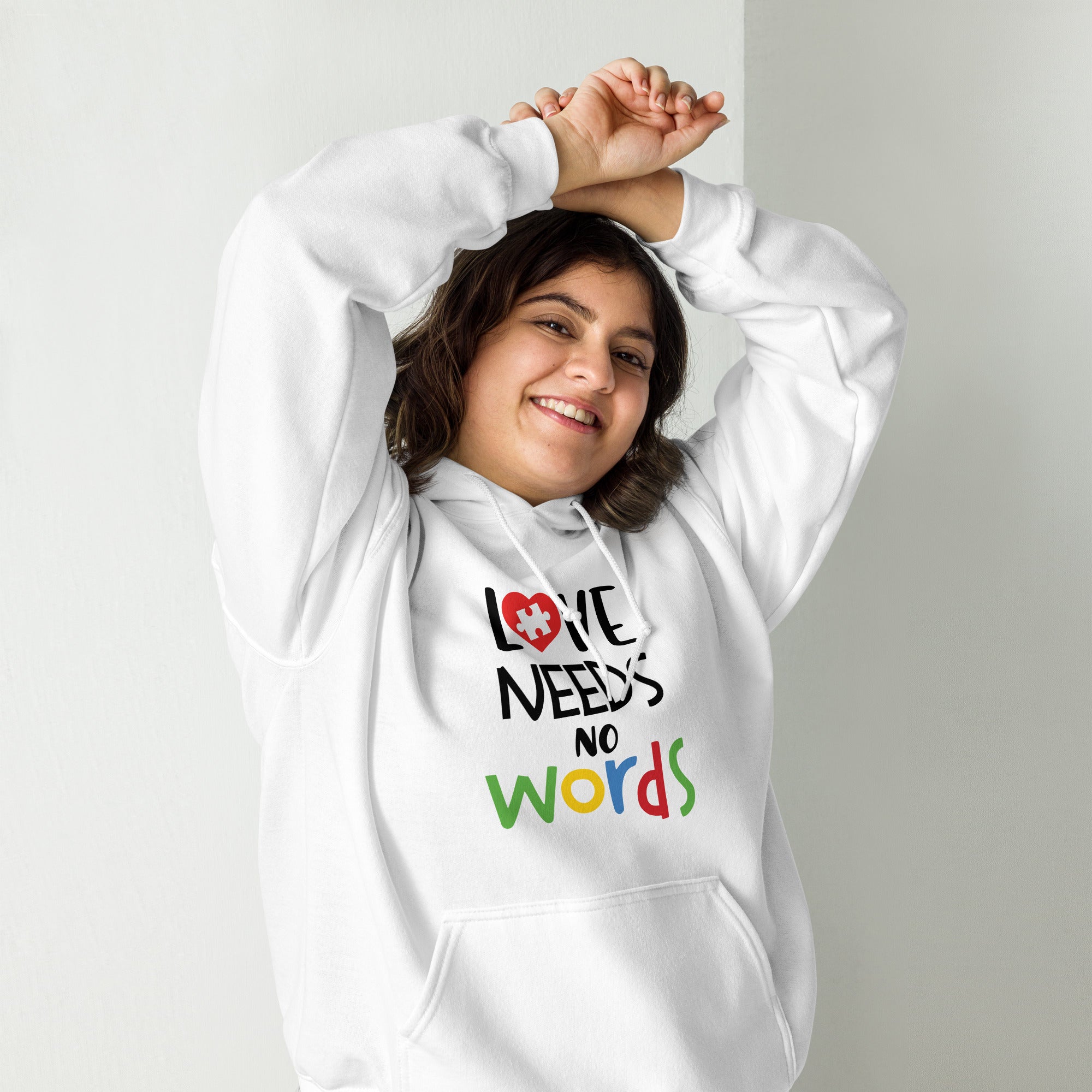 Unisex Hoodie- Love needs no words