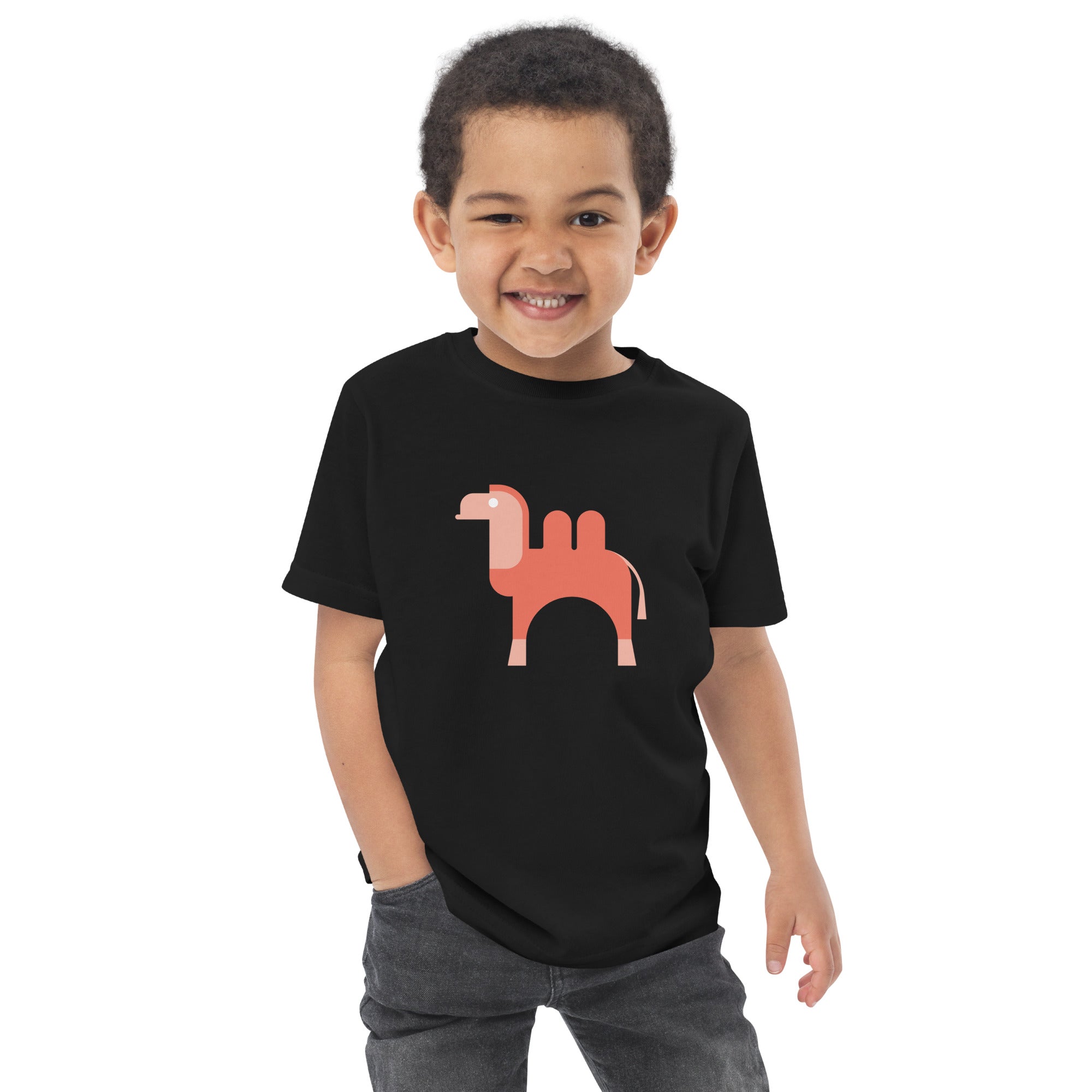 Toddler jersey t-shirt-Camel
