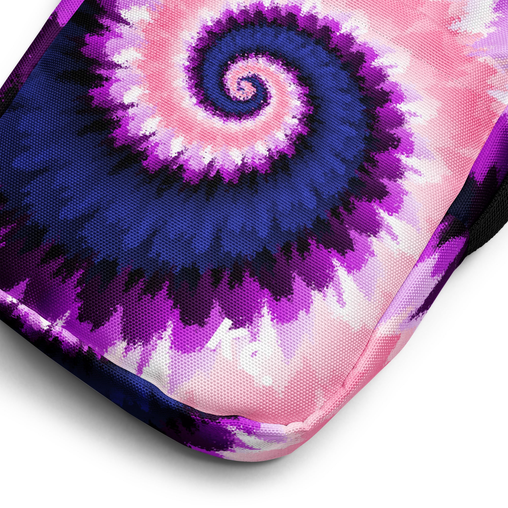 Utility crossbody bag-Tie Dye Spiral - Genderfluid