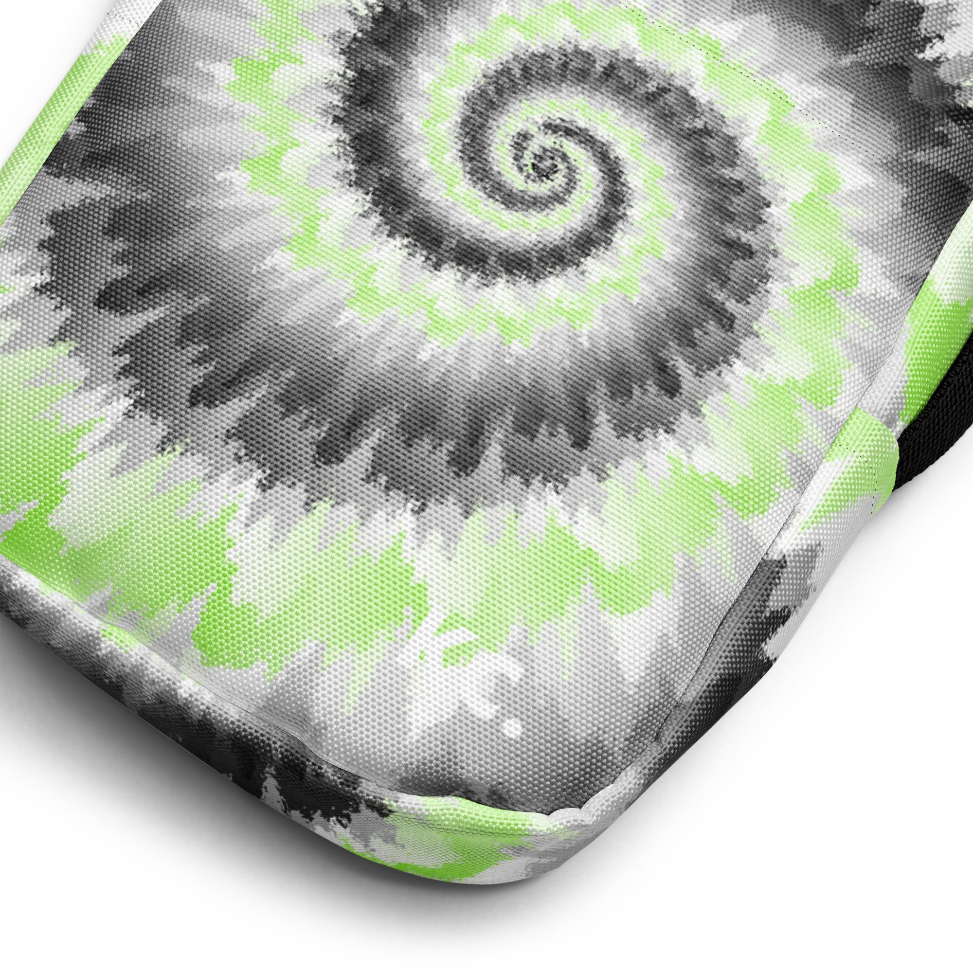 Utility crossbody bag-Tie Dye Spiral - Agender