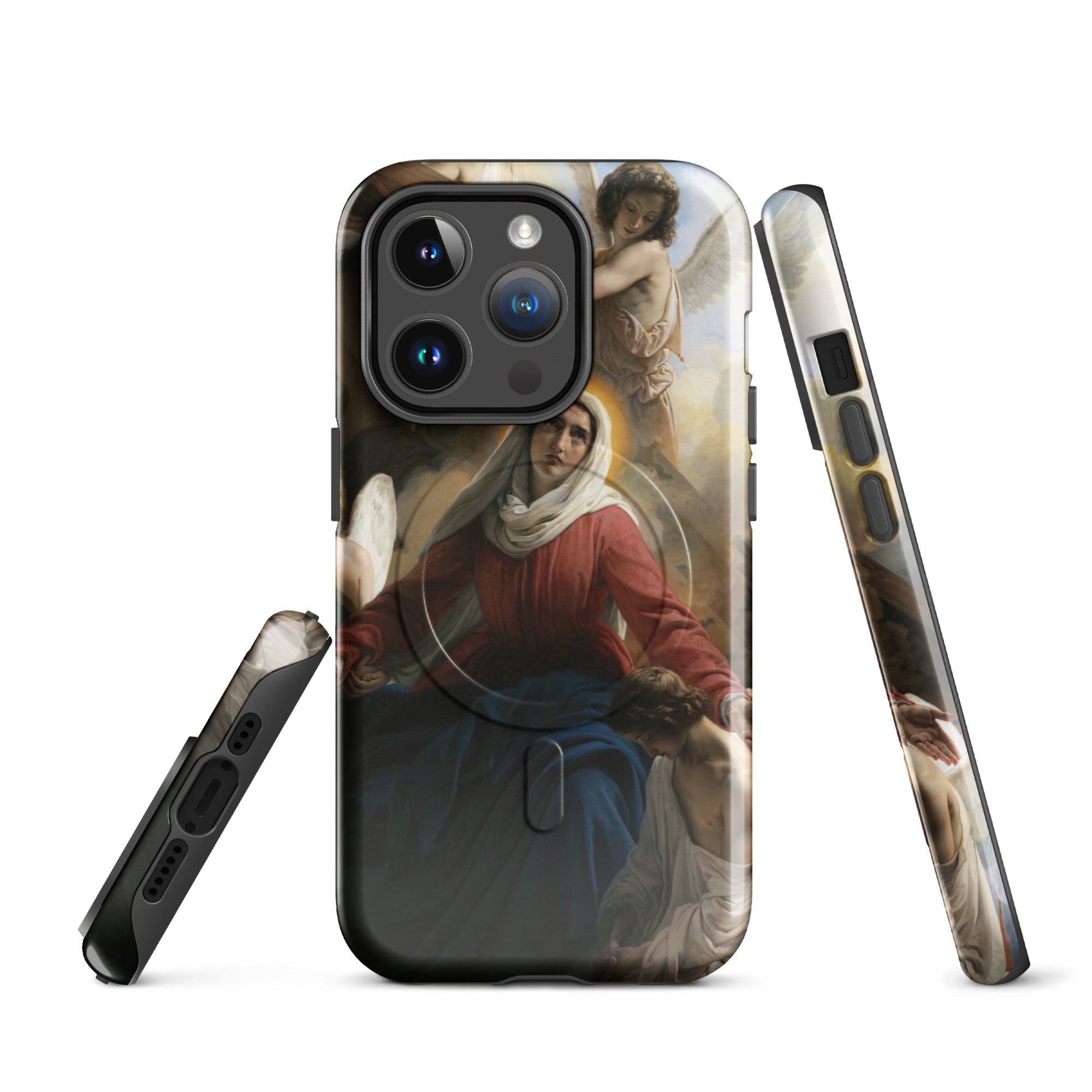 MagSafe® tough case for iPhone®-Francesco Hayez-La Vergine addolorata con gli angioli e i segni della passione 1842