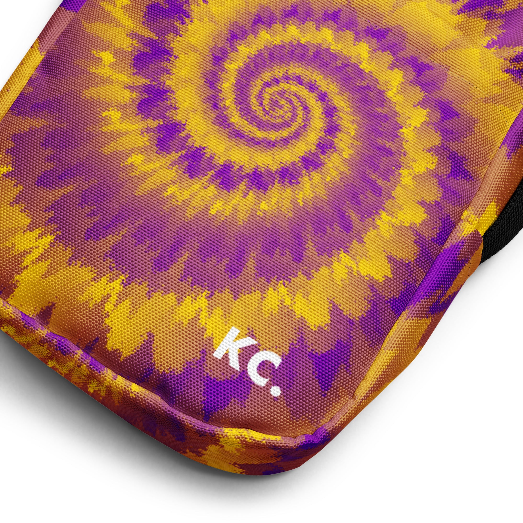 Utility crossbody bag-Tie Dye Spiral - Intersex