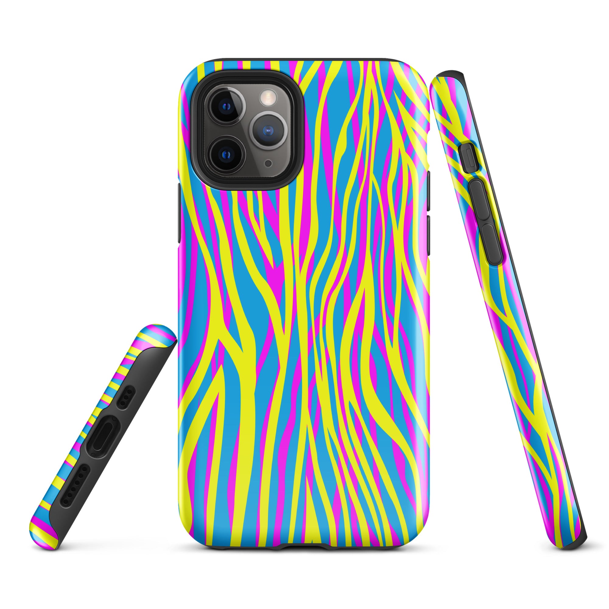 Tough Case for iPhone®- Funky Zebra Pattern IV