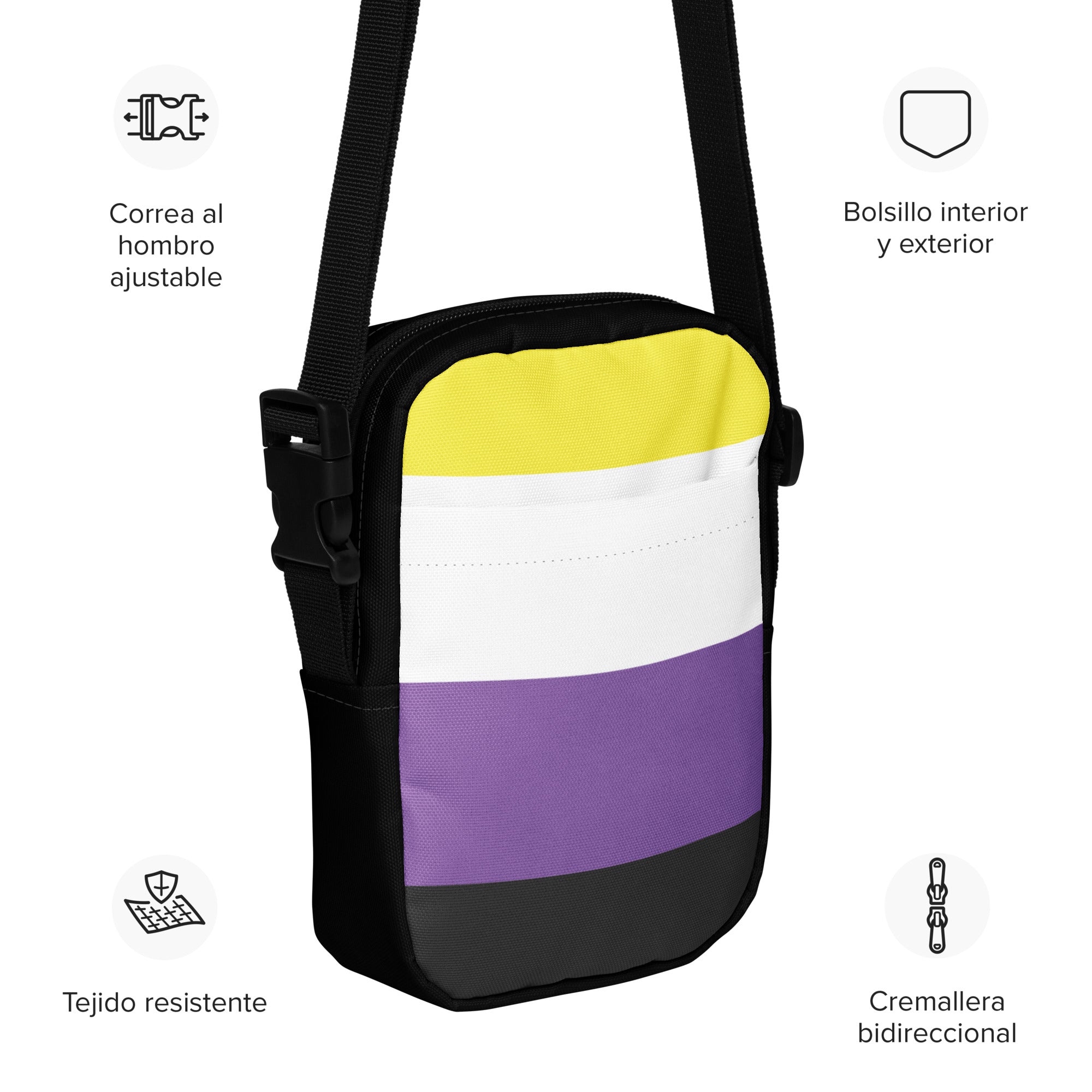 Utility crossbody bag- Nonbinary