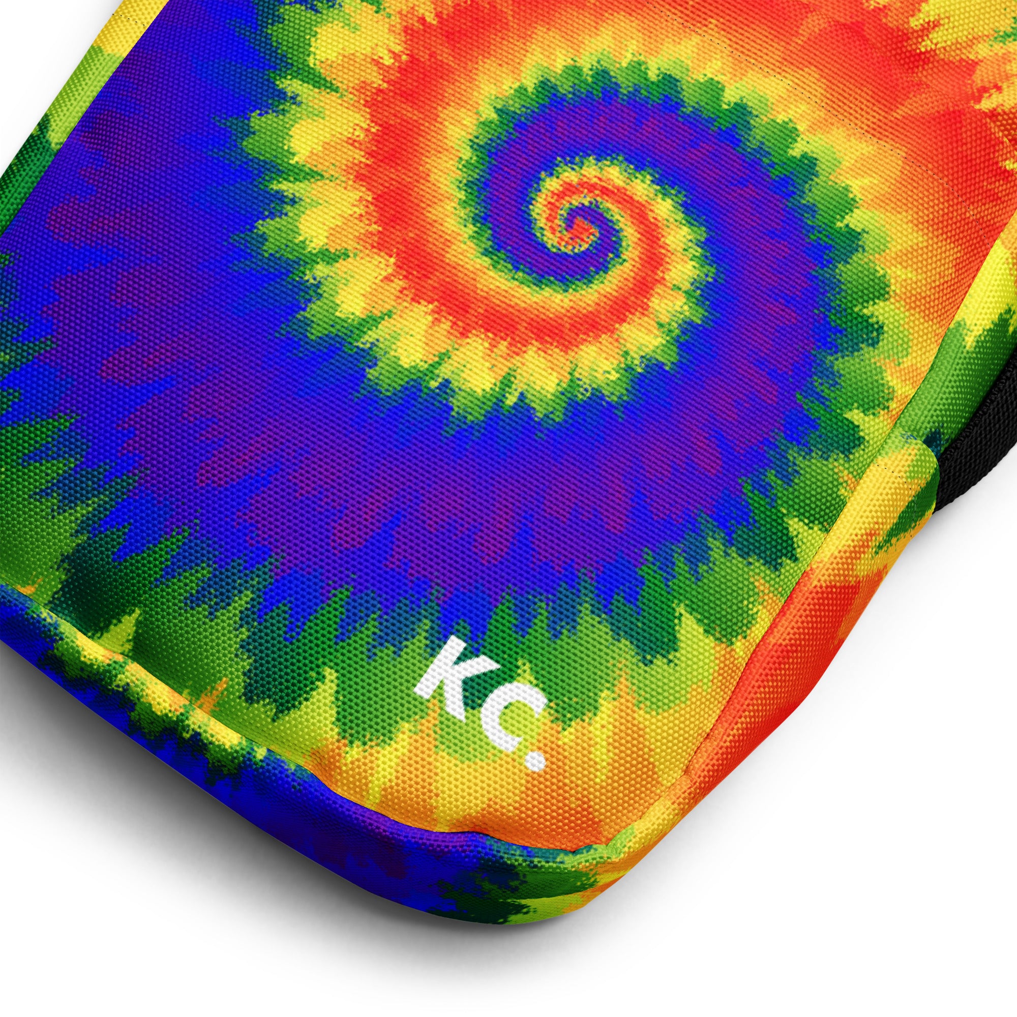Utility crossbody bag-Tie Dye Spiral - LGBTQ