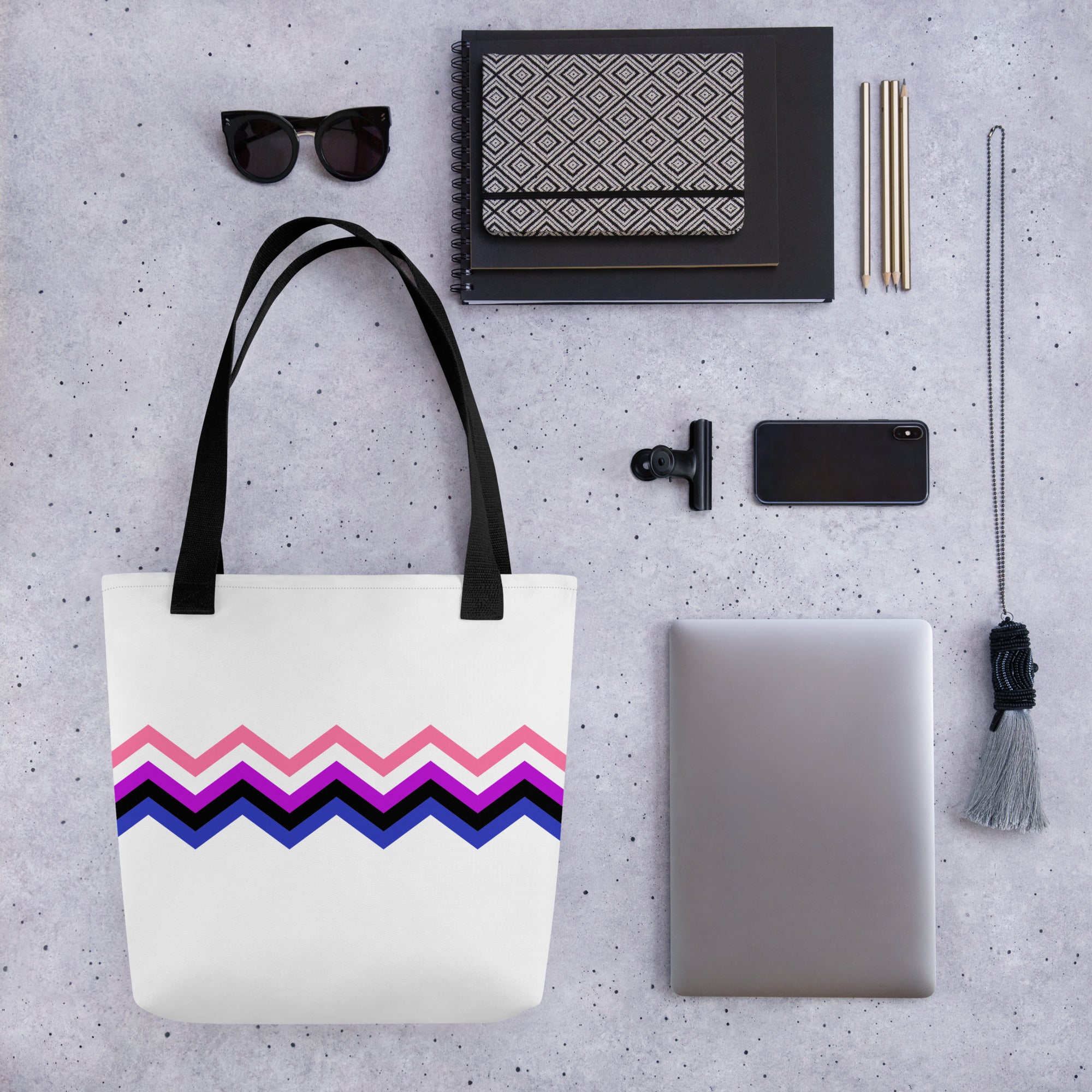 Tote bag-Zigzag-Genderfluid