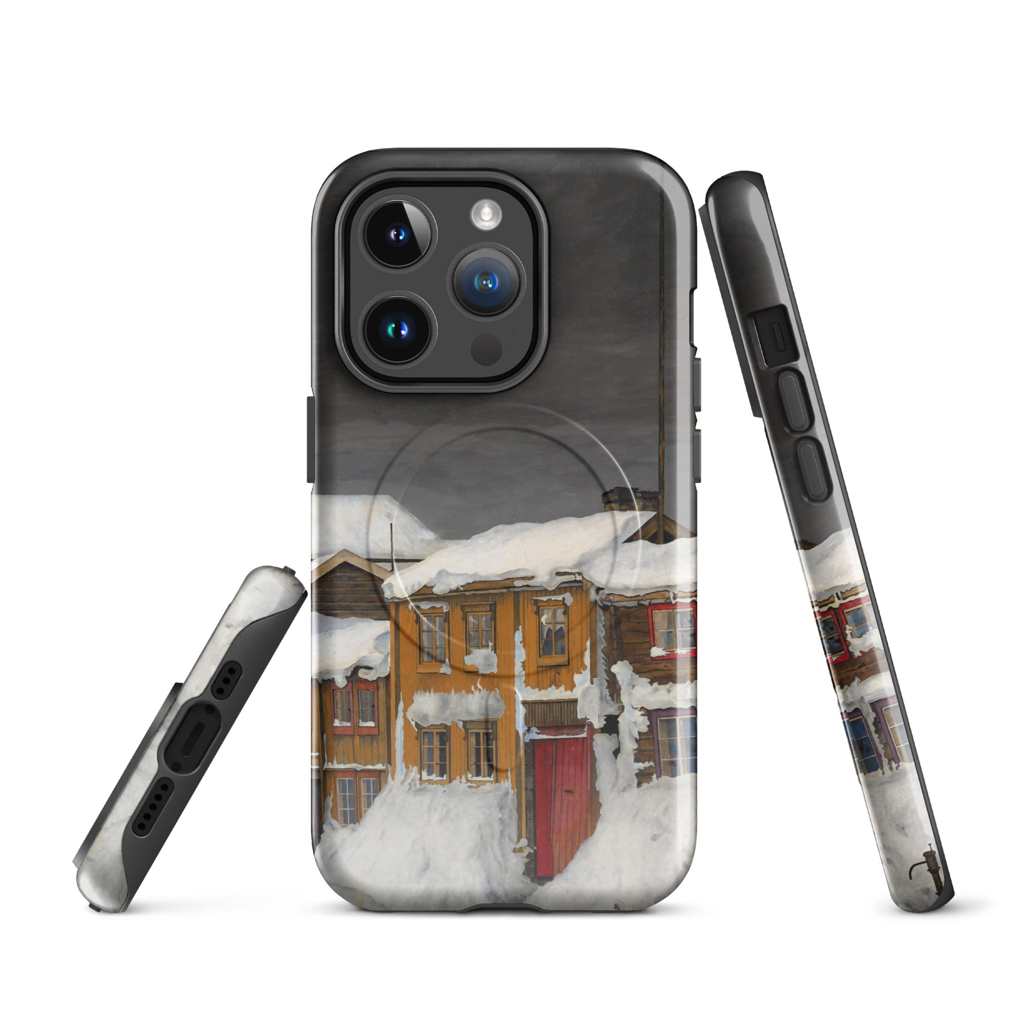 MagSafe® Tough case for iPhone®-Streets in Rros in Winter