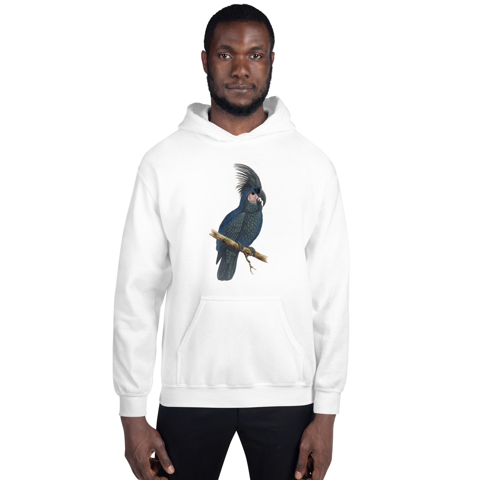 Unisex Hoodie-Great Black Cockatoo