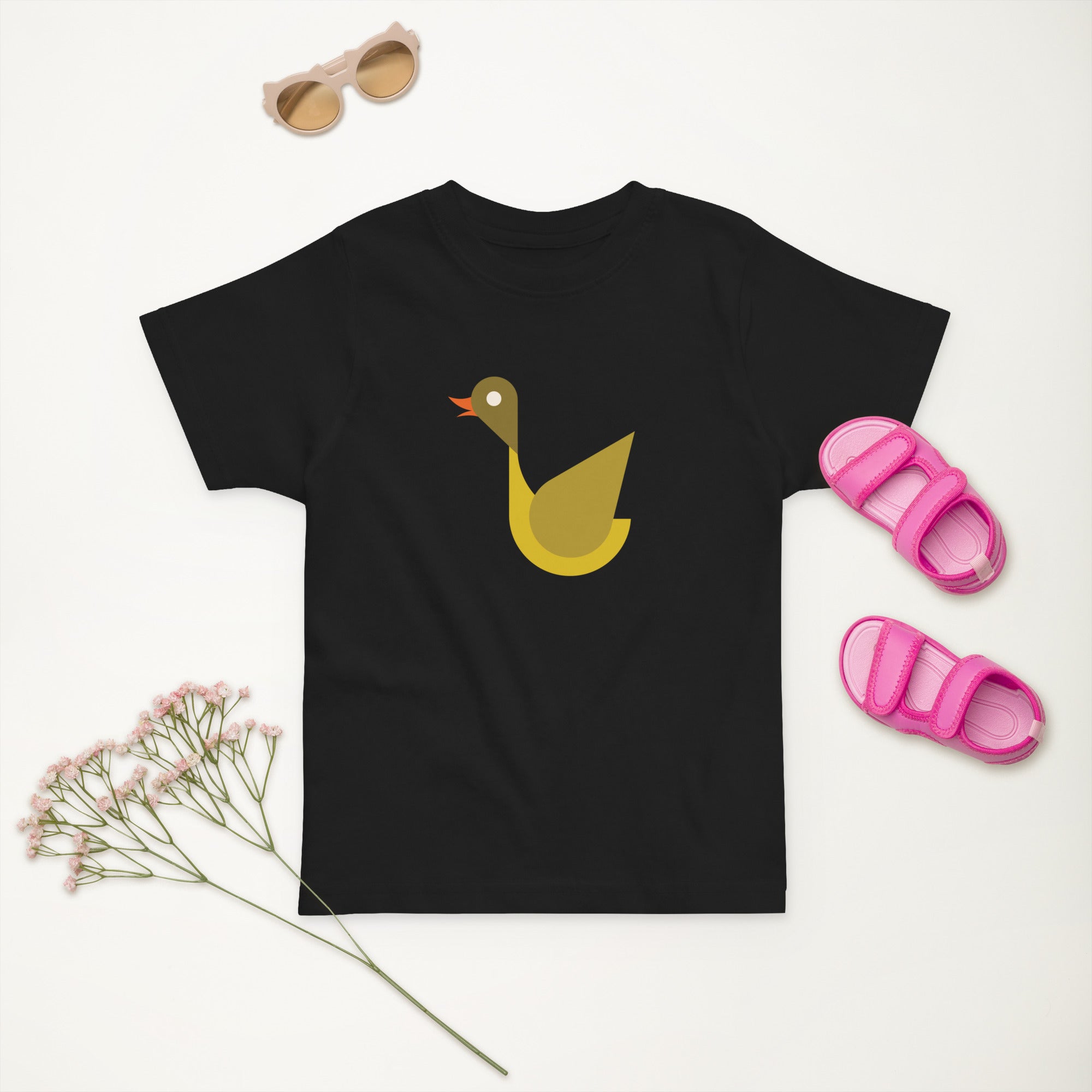 Toddler jersey t-shirt-Duck