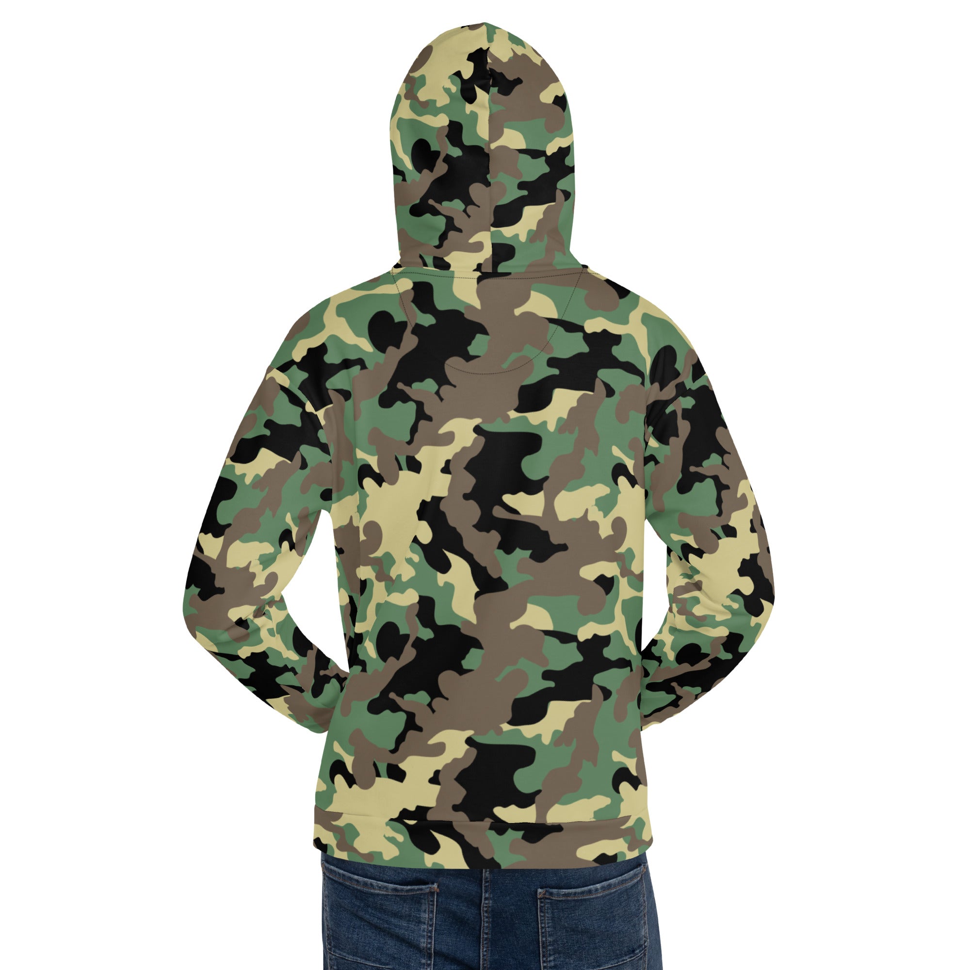 Unisex Hoodie- Jungle Camo
