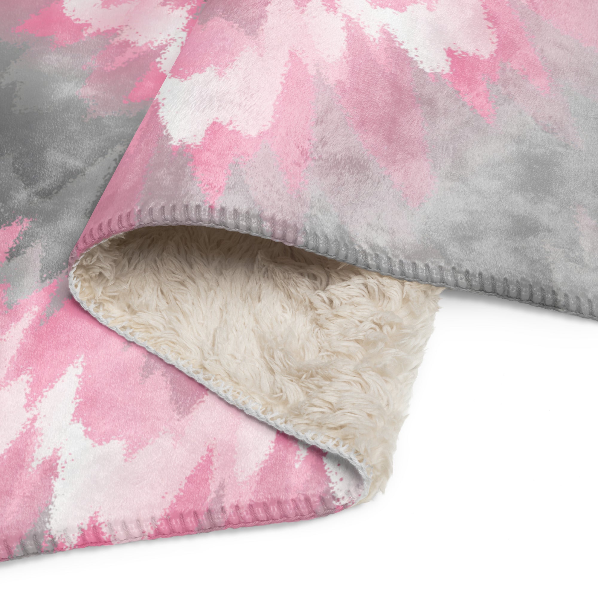 Sherpa blanket- Tie Dye Spiral-Demigirl