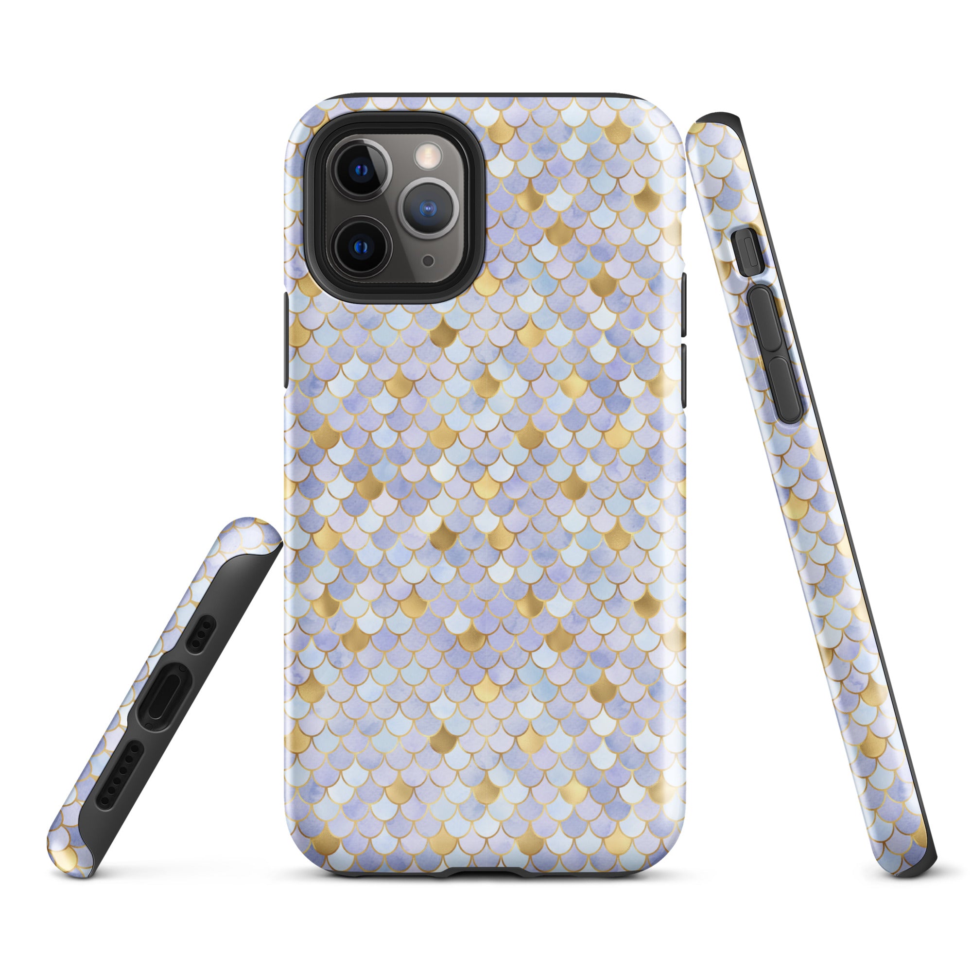 Tough Case for iPhone®- Mermaid Skin Purple