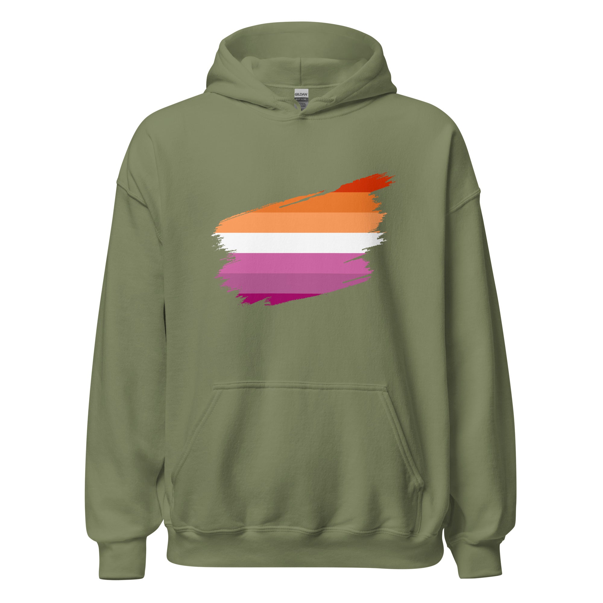 Unisex Hoodie-Lesbian Grunge Flag