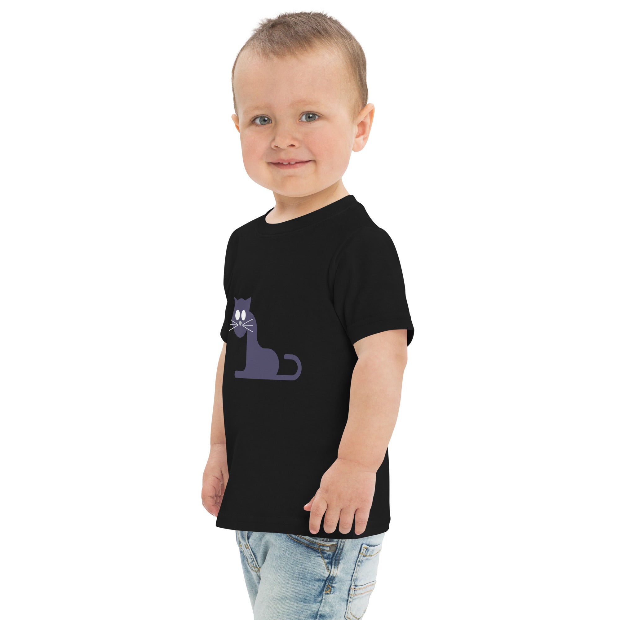 Toddler jersey t-shirt-Kitty