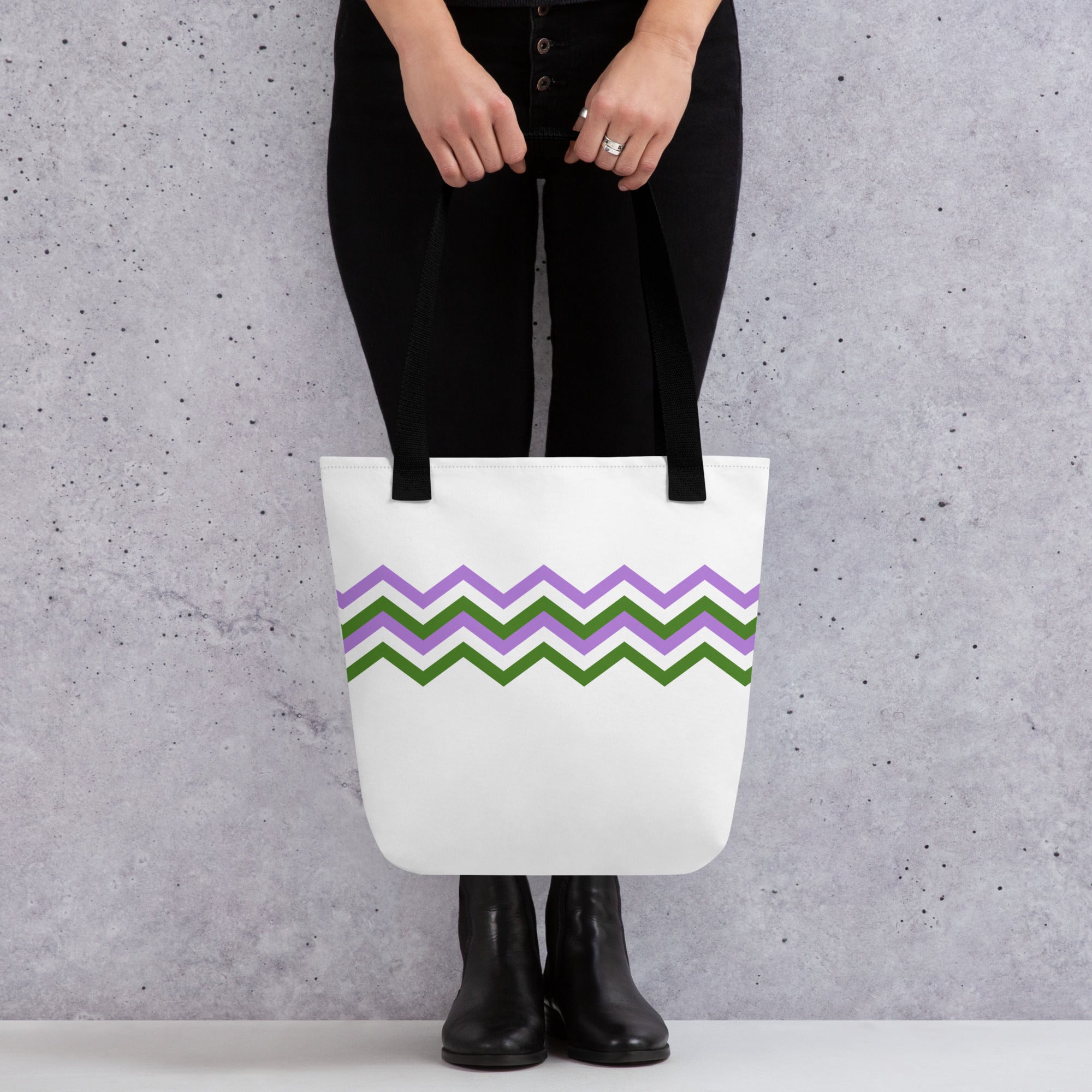 Tote bag-Zigzag-Genderqueer