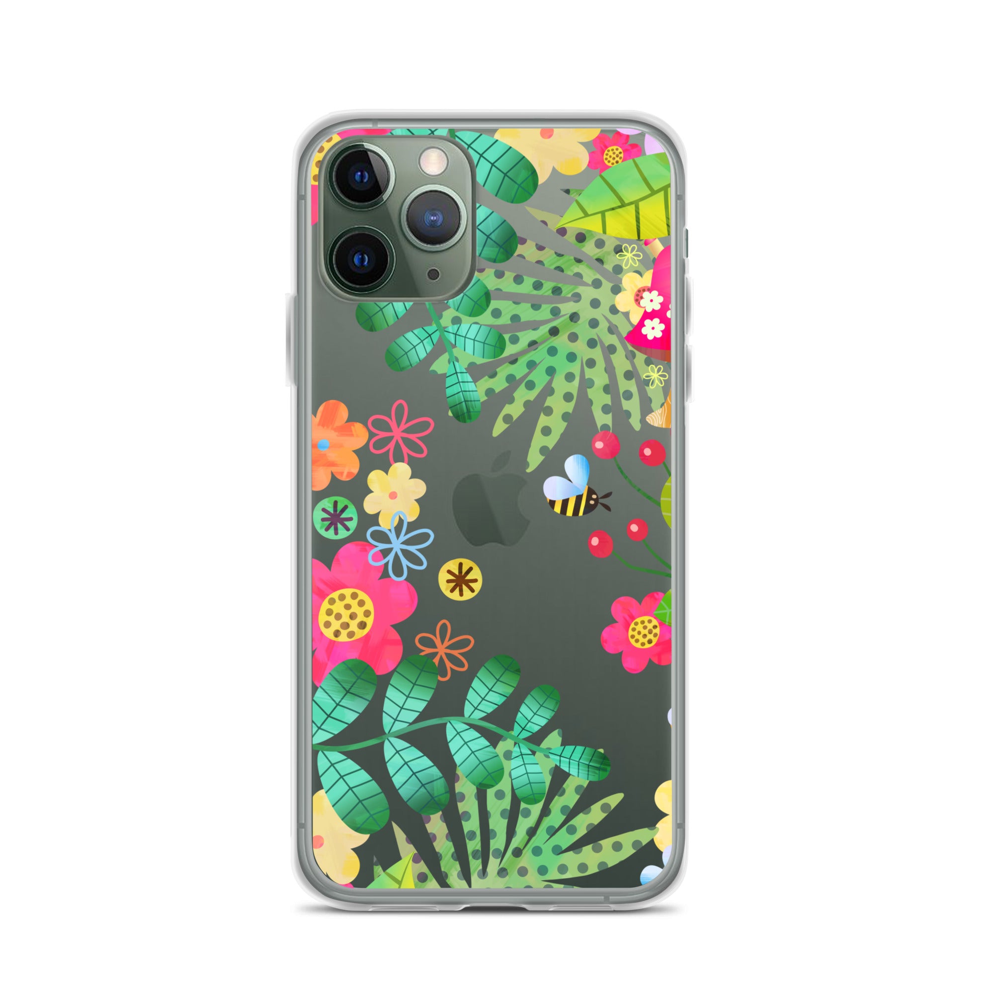 Clear Case for iPhone®- Enchanted Forest Design III