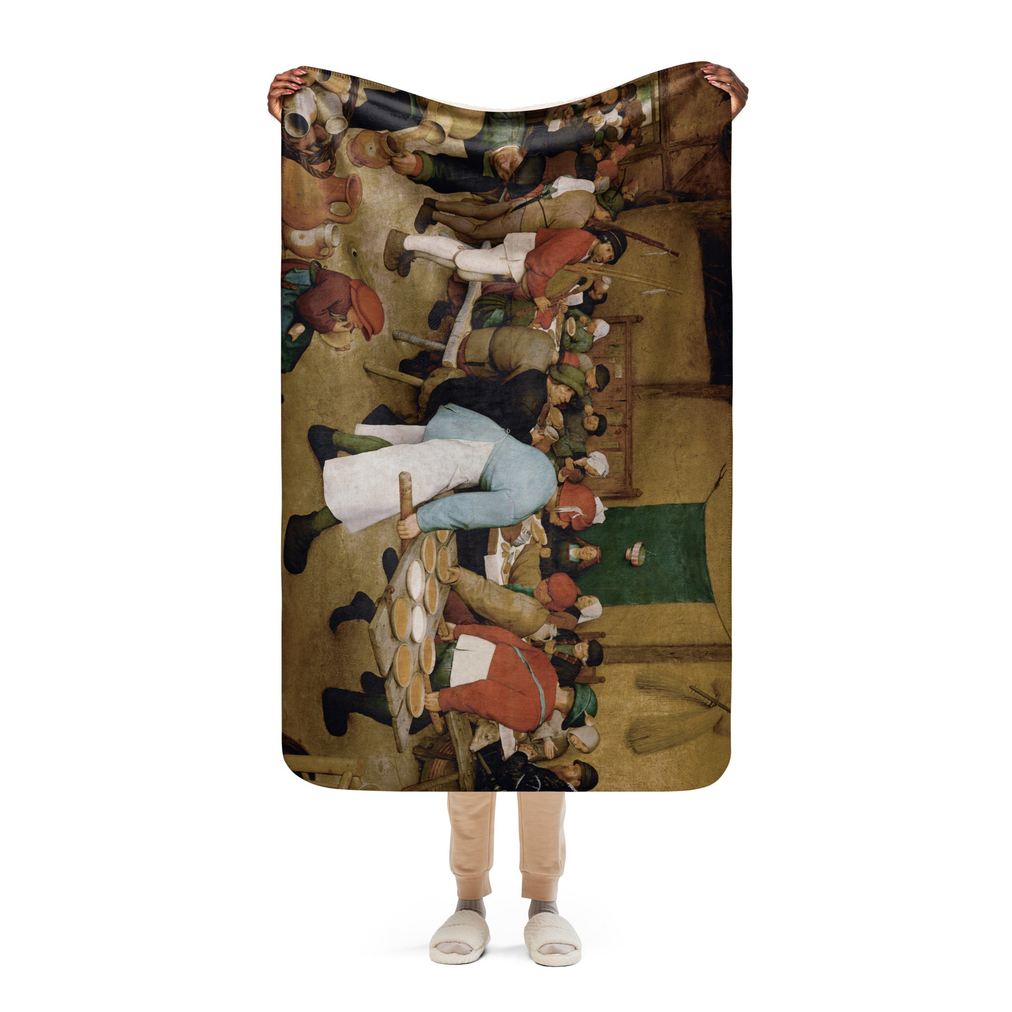 Sherpa blanket-Peasent Wedding