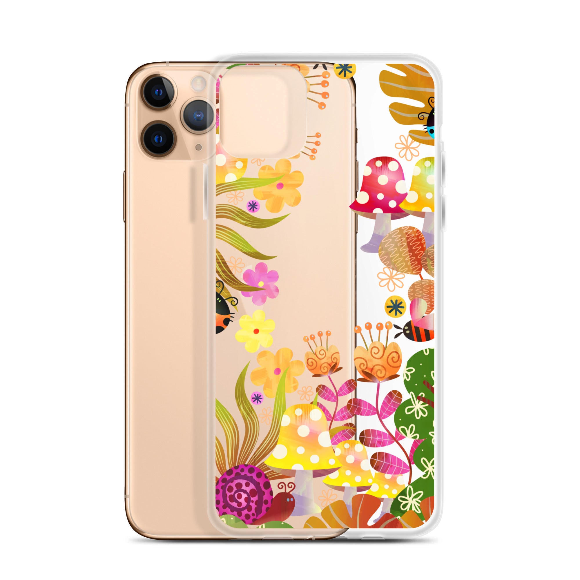 Clear Case for iPhone®- Enchanted Forest Design I