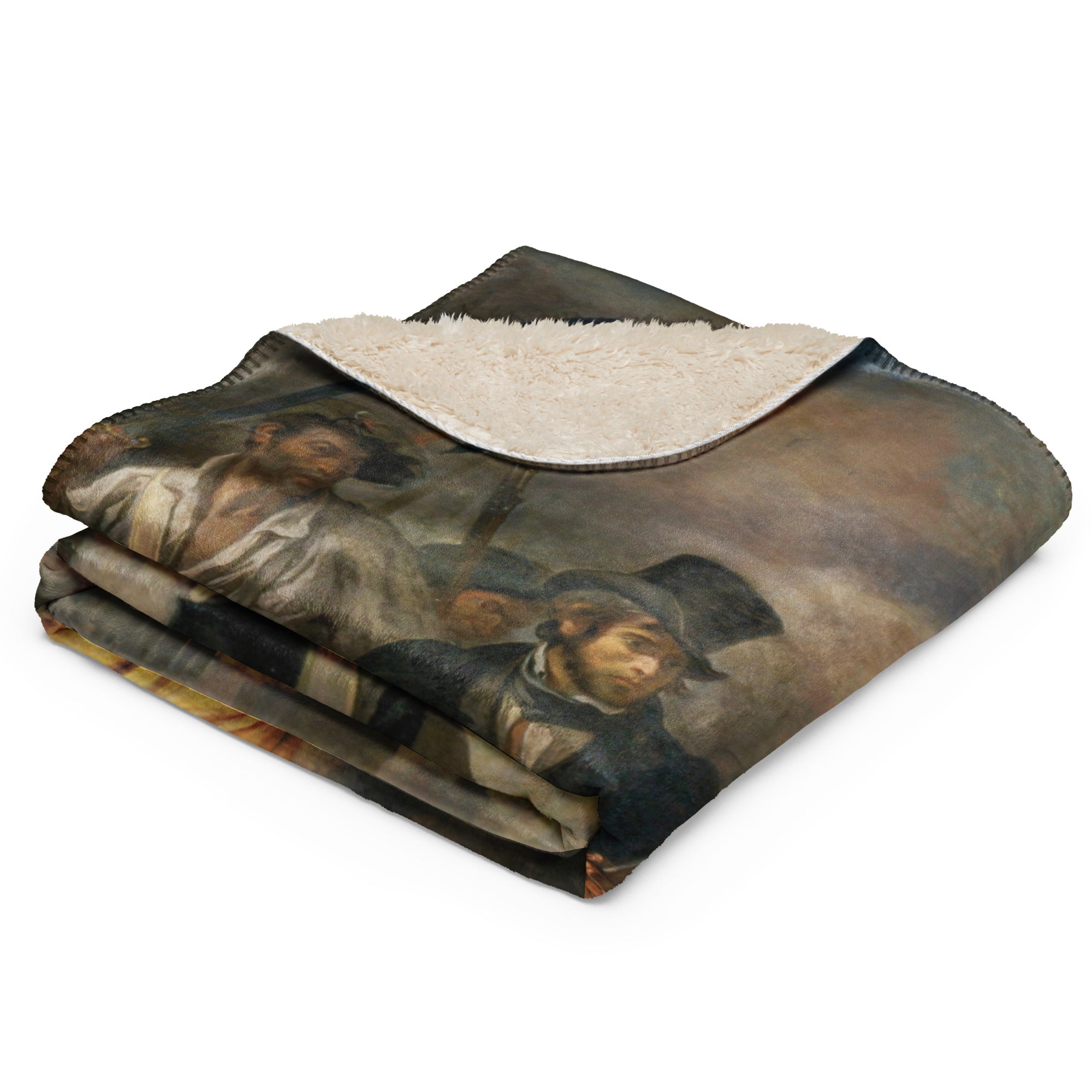 Sherpa blanket-Liberty Leading the People