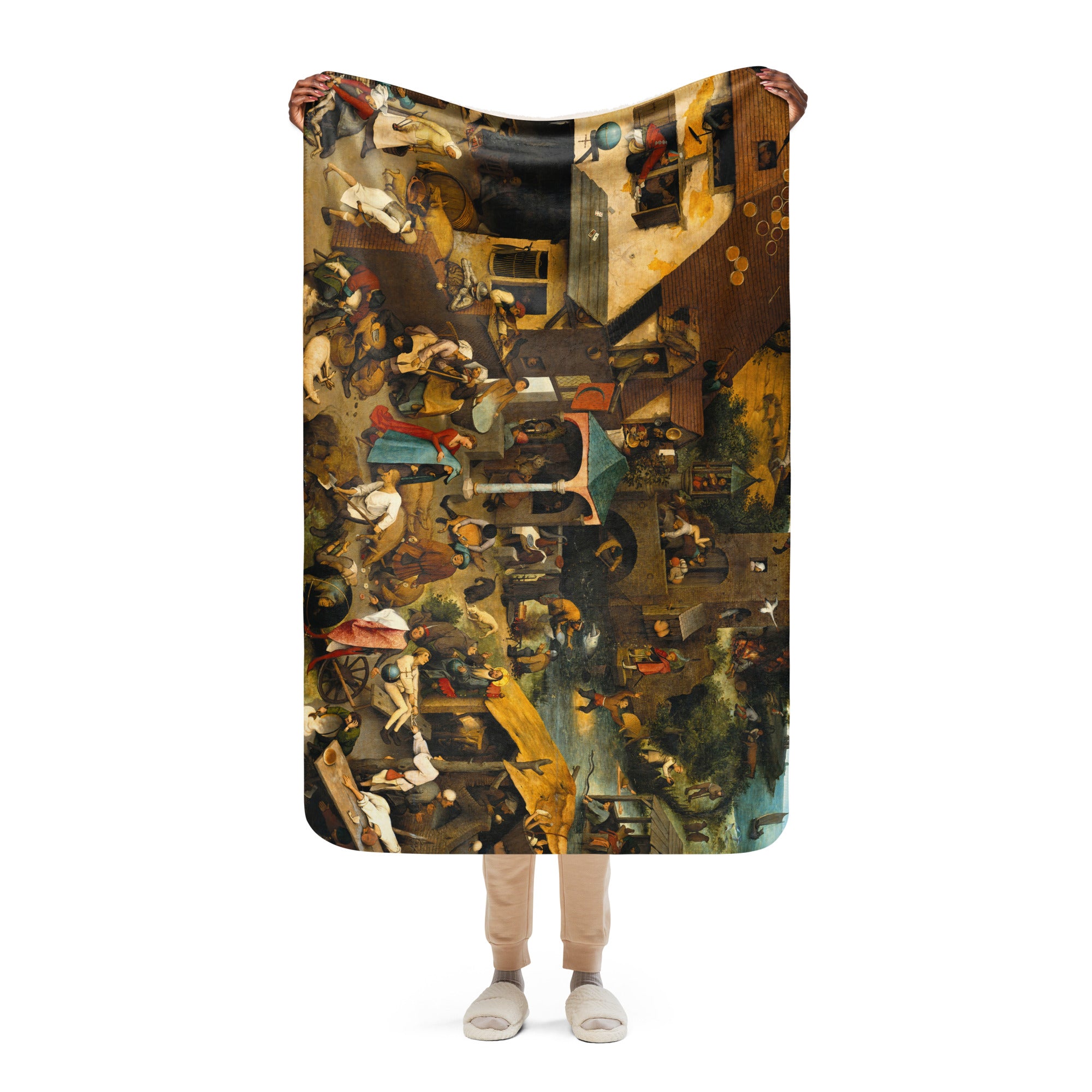 Sherpa blanket-Netherlandish Proverbs