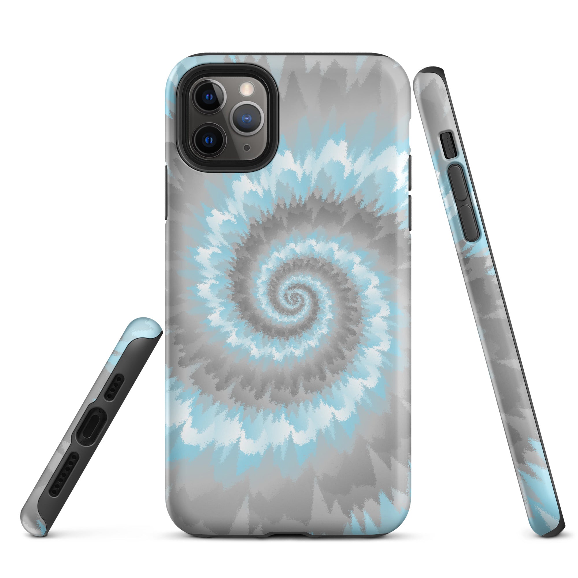 Tough Case for iPhone®-Tie Dye Spiral - Demiboy