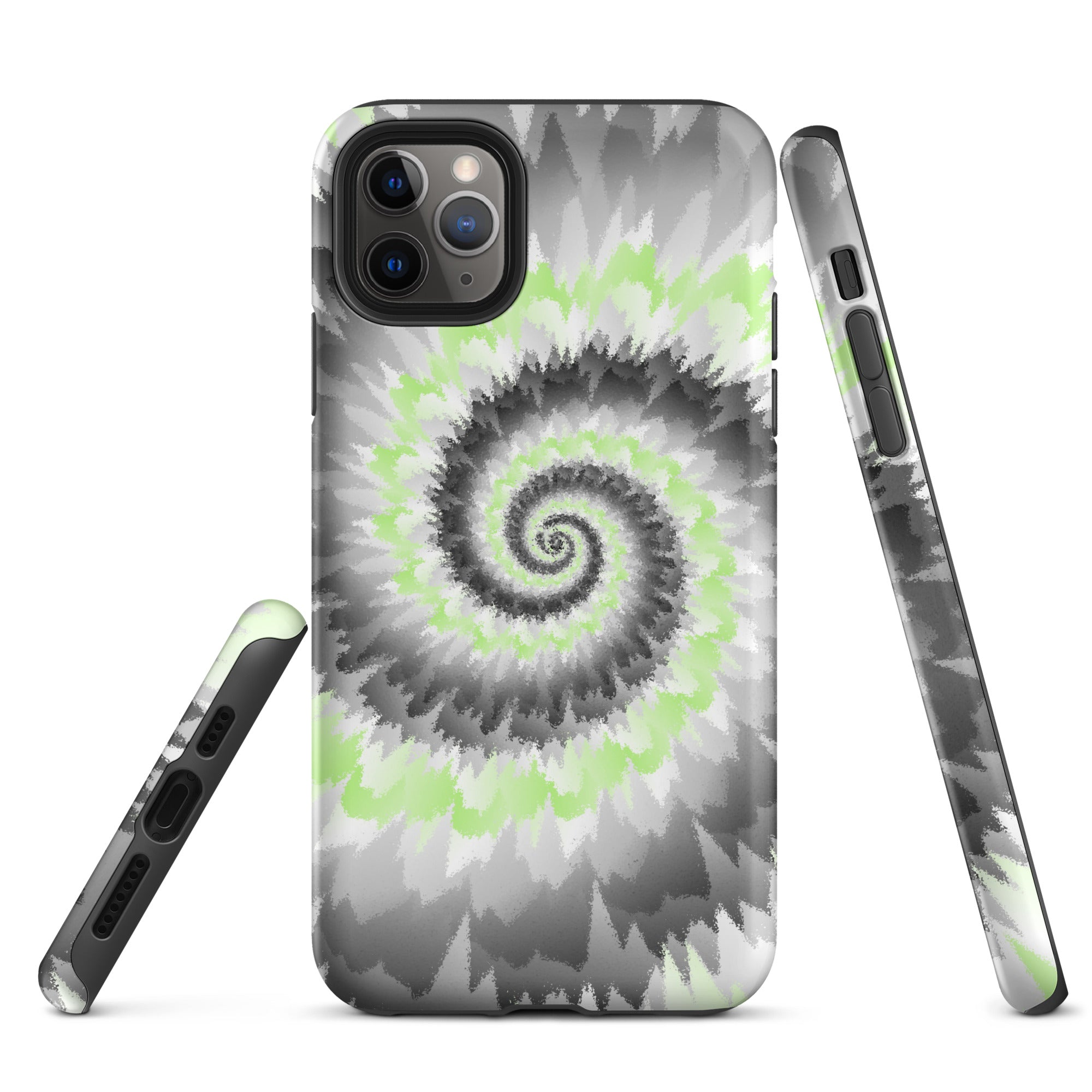 Tough Case for iPhone®-Tie Dye Spiral - Agender