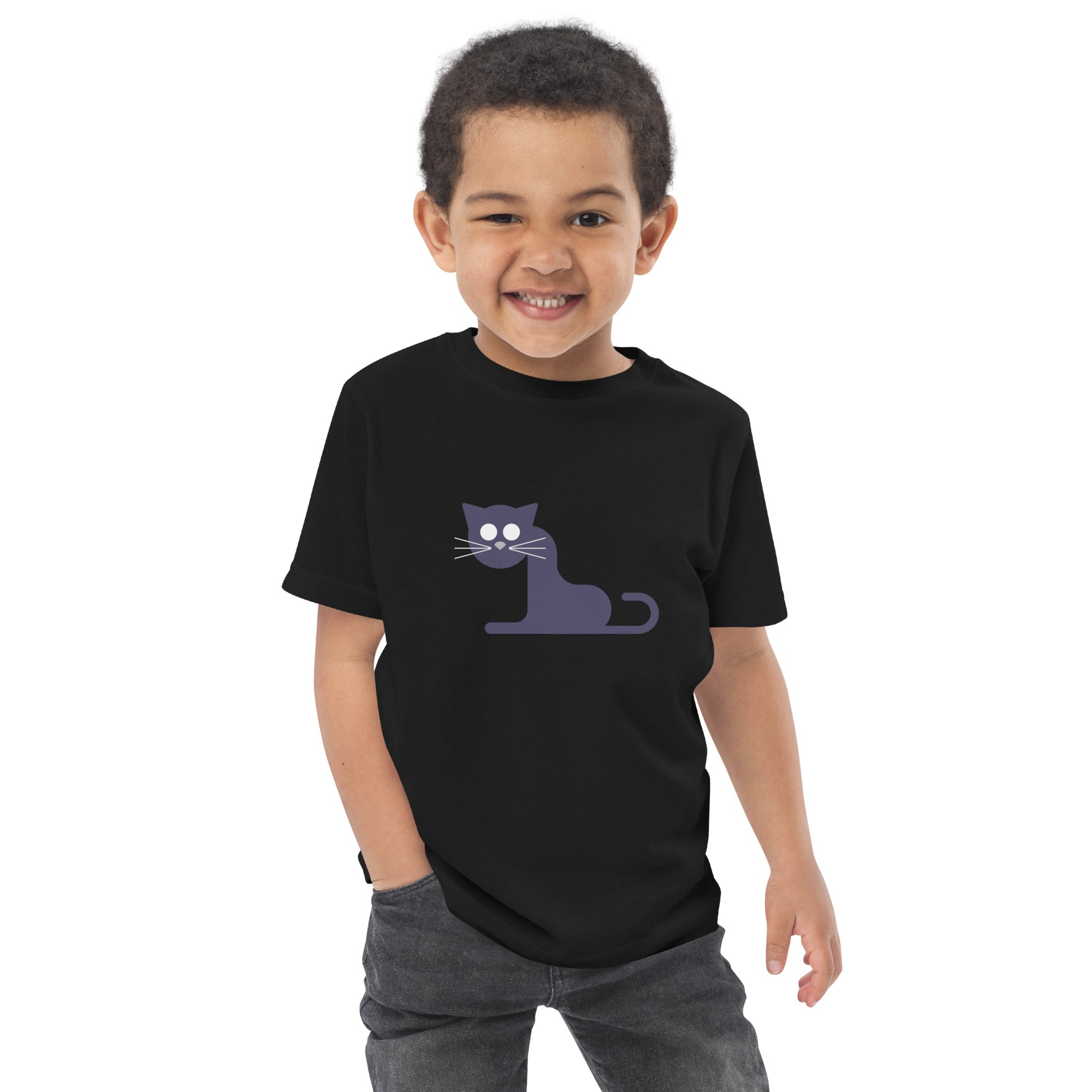 Toddler jersey t-shirt-Kitty