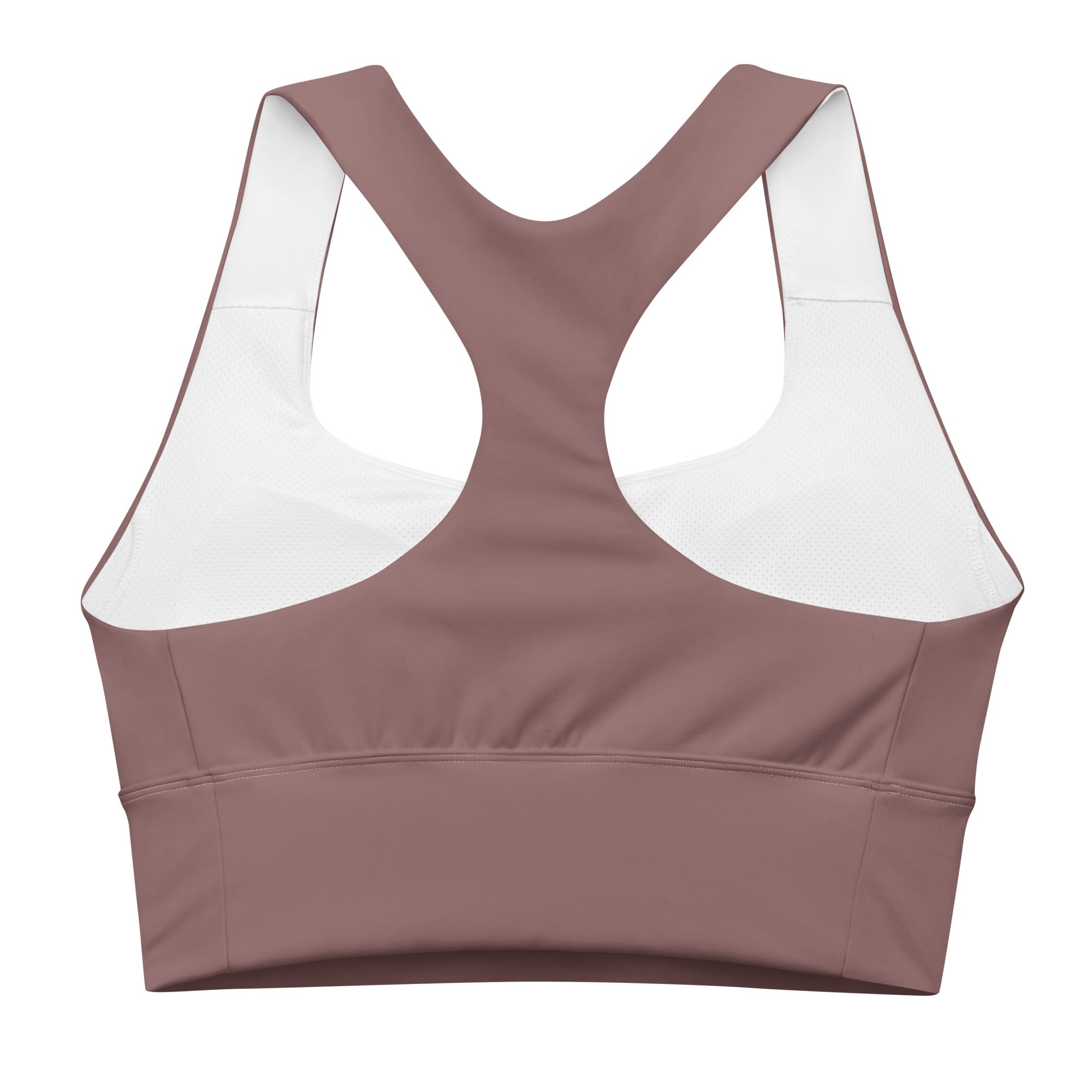 Longline sports bra- Light Wood