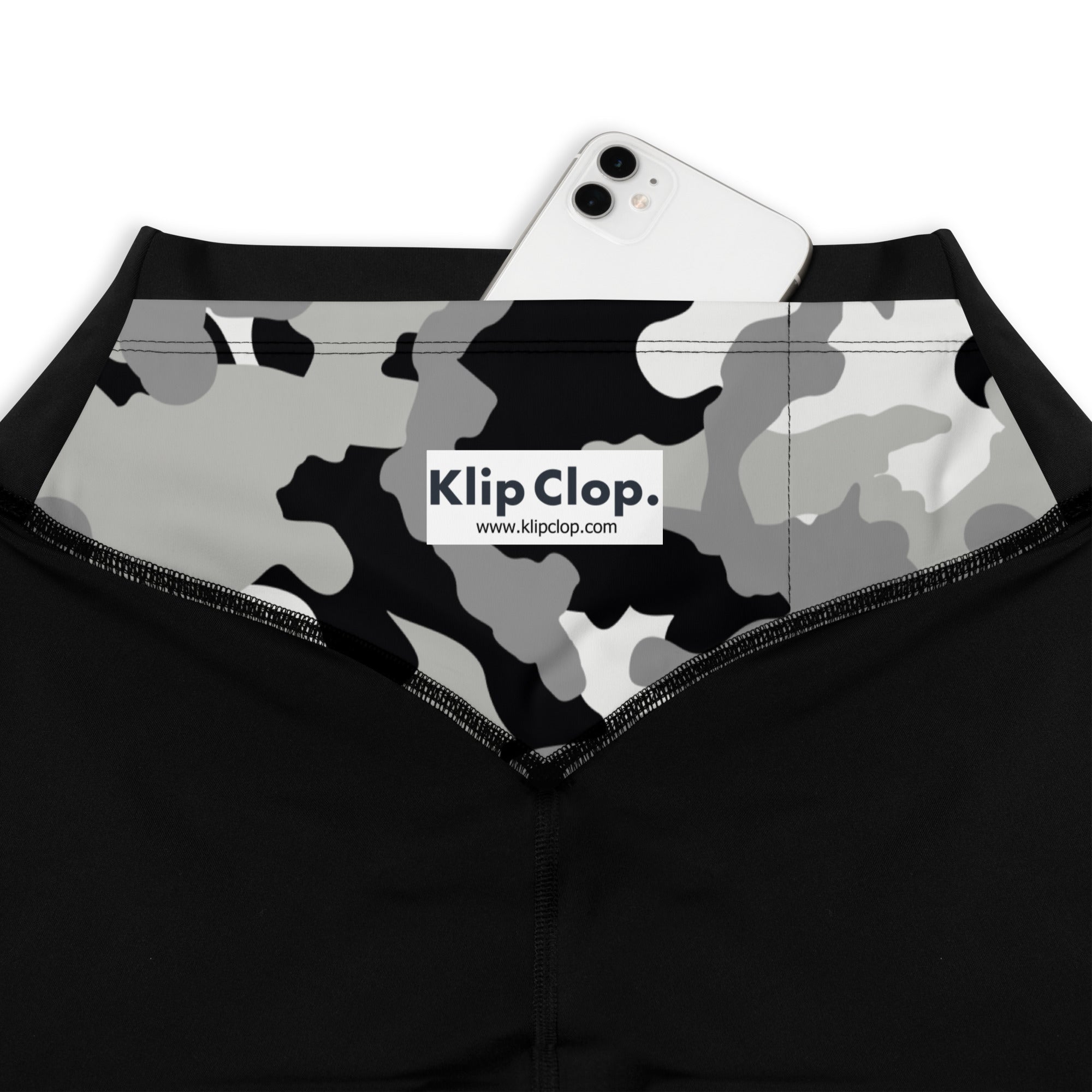 Sports Leggings- Camo Black