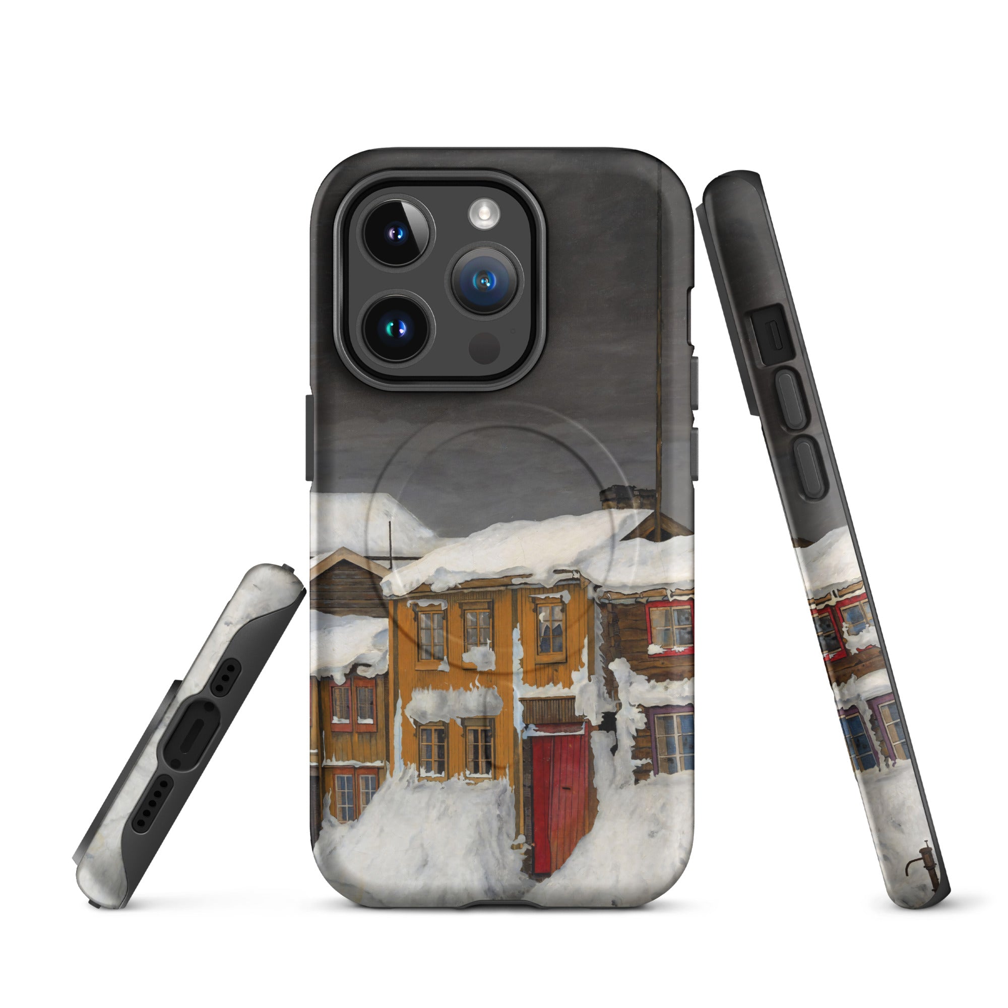 MagSafe® Tough case for iPhone®-Streets in Rros in Winter