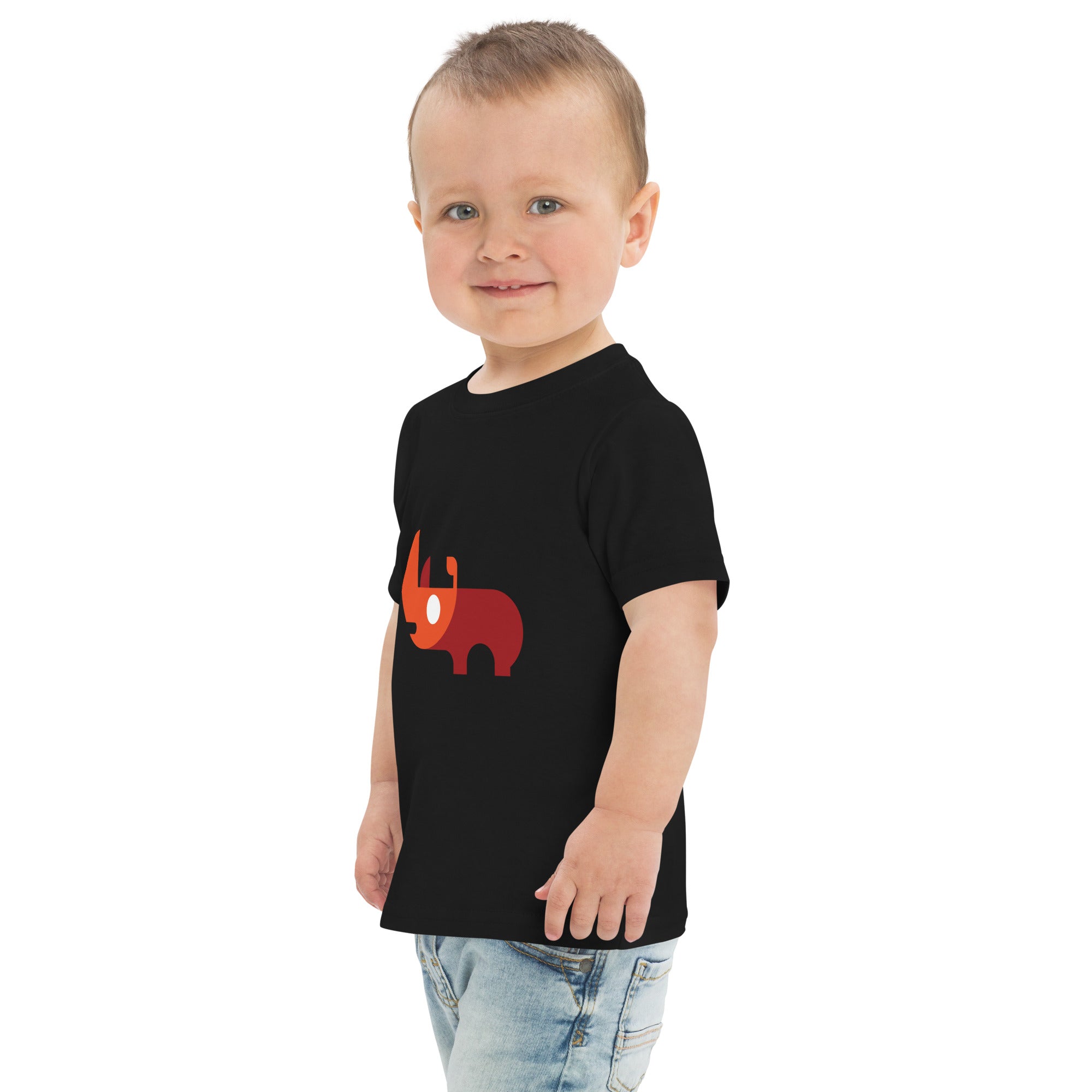 Toddler jersey t-shirt-Rhino