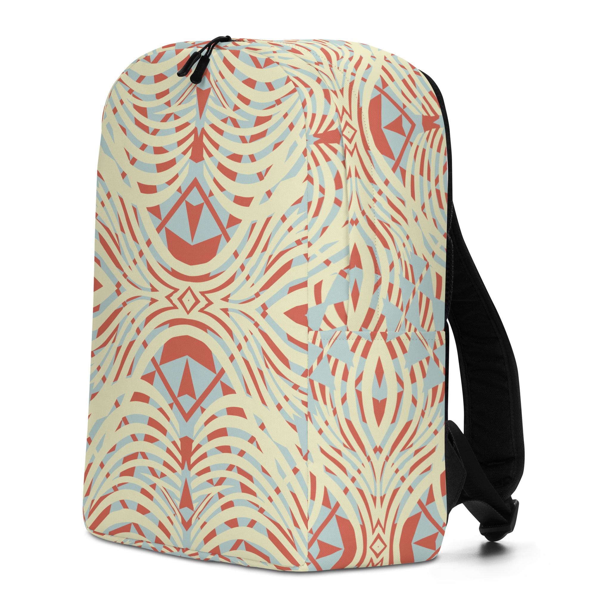 Minimalist Backpack- African Motif Pattern III