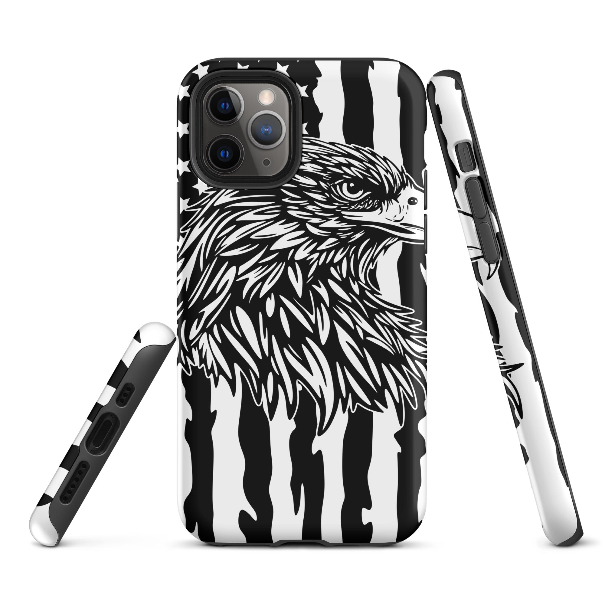 Tough Case for iPhone®- Eagle Mono