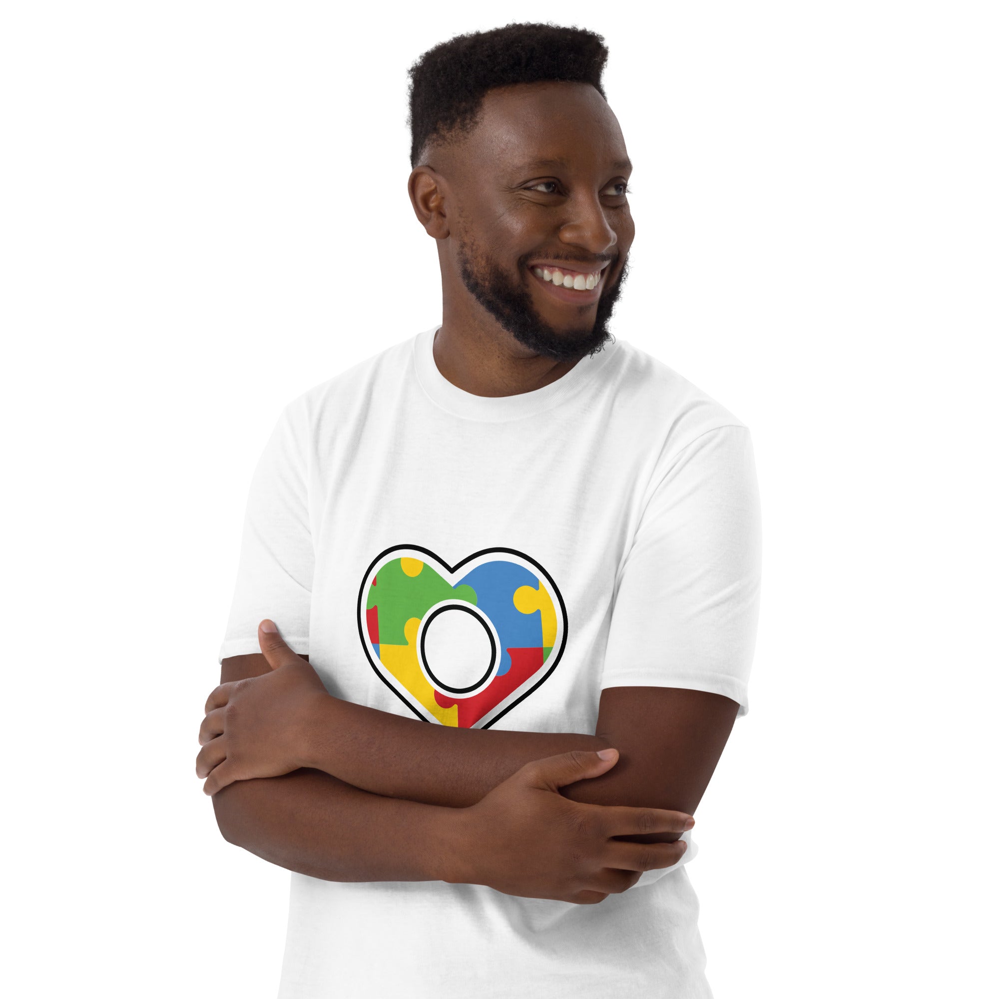 Short-Sleeve Unisex T-Shirt- Autism Heart