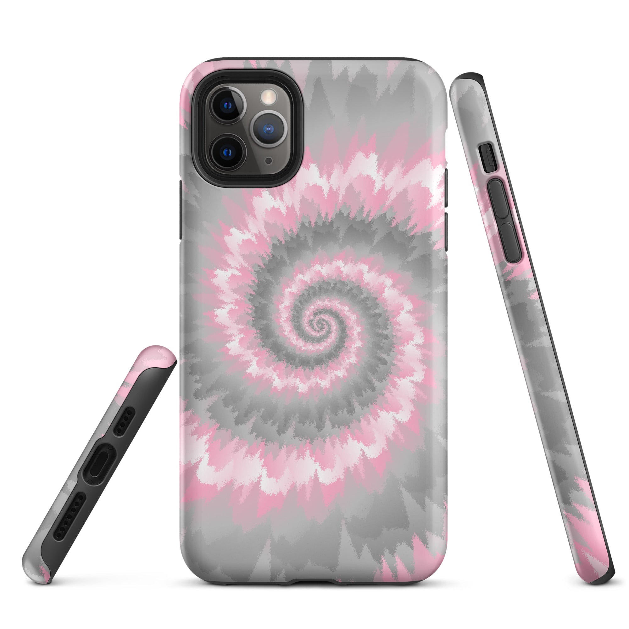 Tough Case for iPhone®-Tie Dye Spiral - Demigirl
