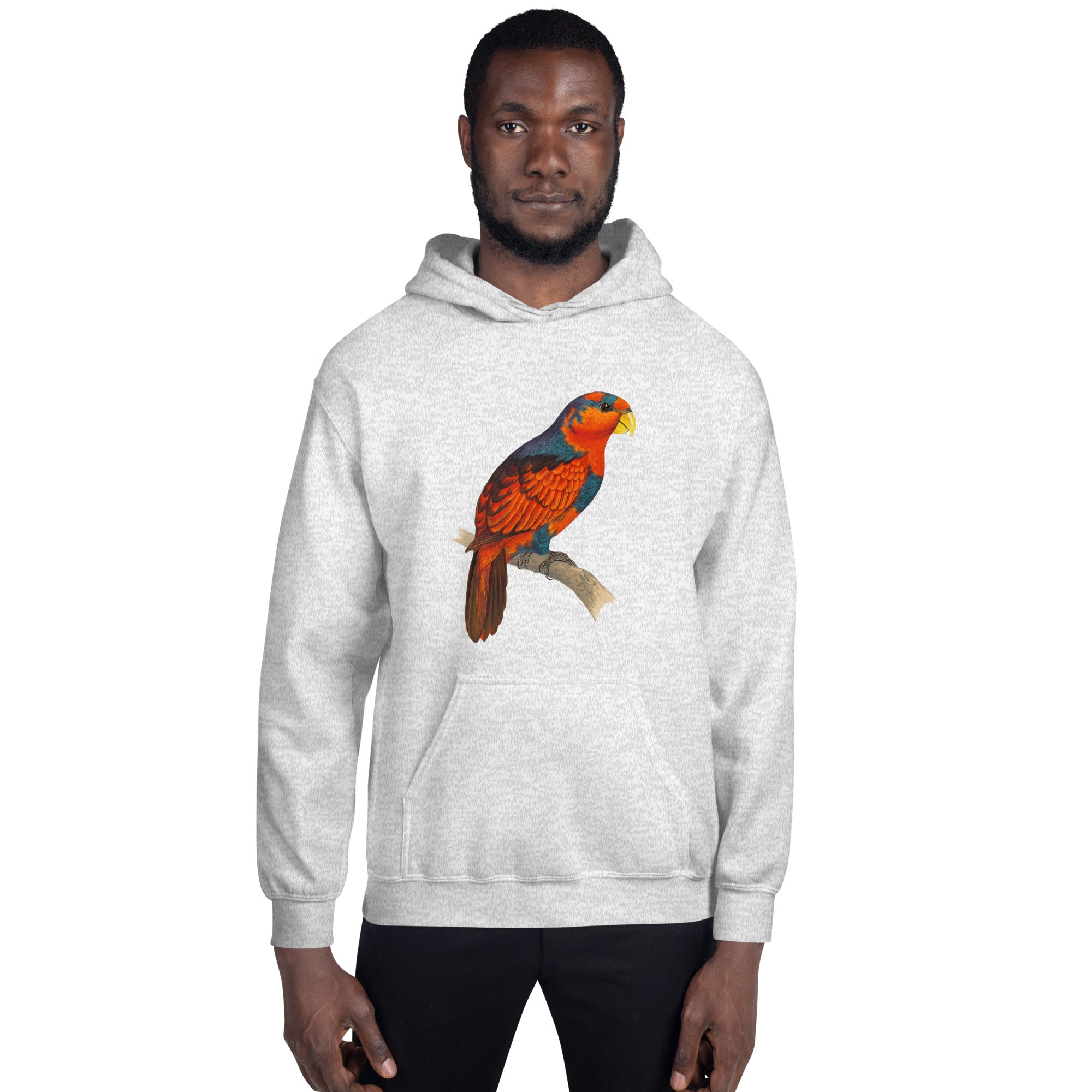 Unisex Hoodie-Blue Crowned Lory