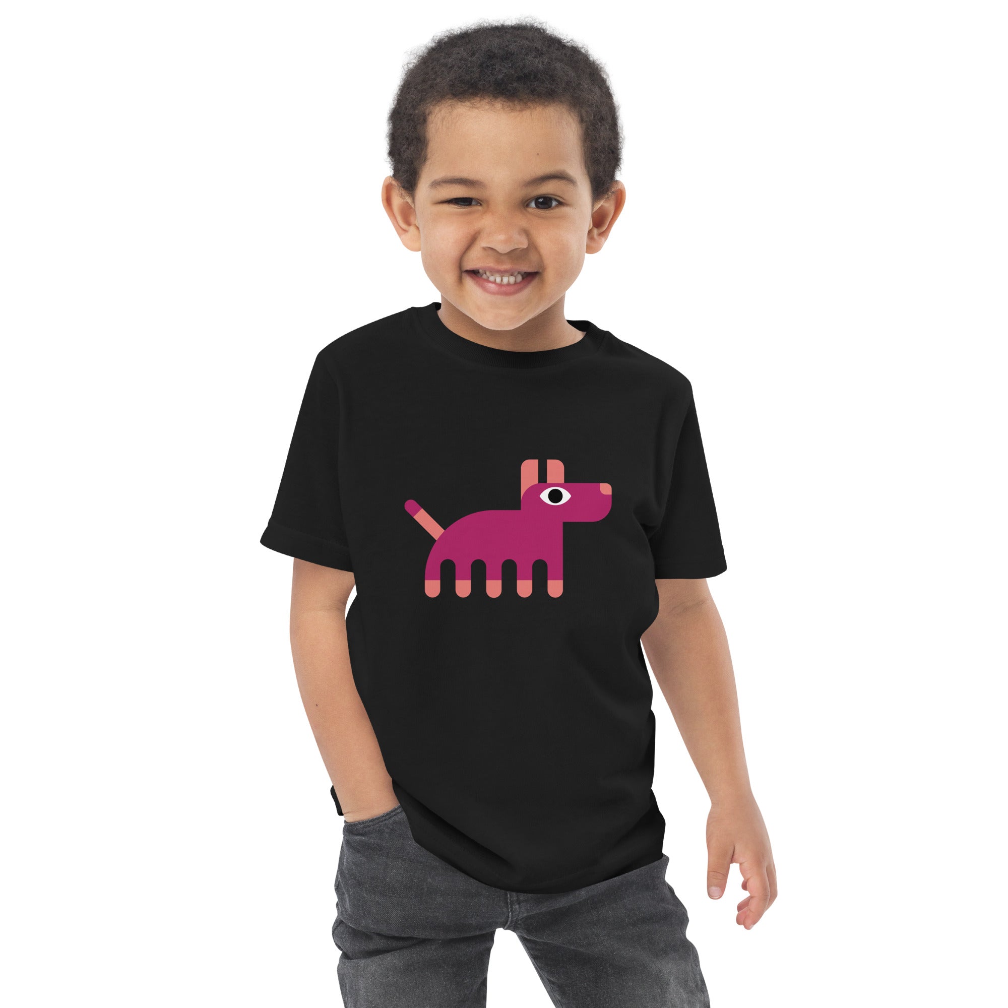 Toddler jersey t-shirt-Doggy