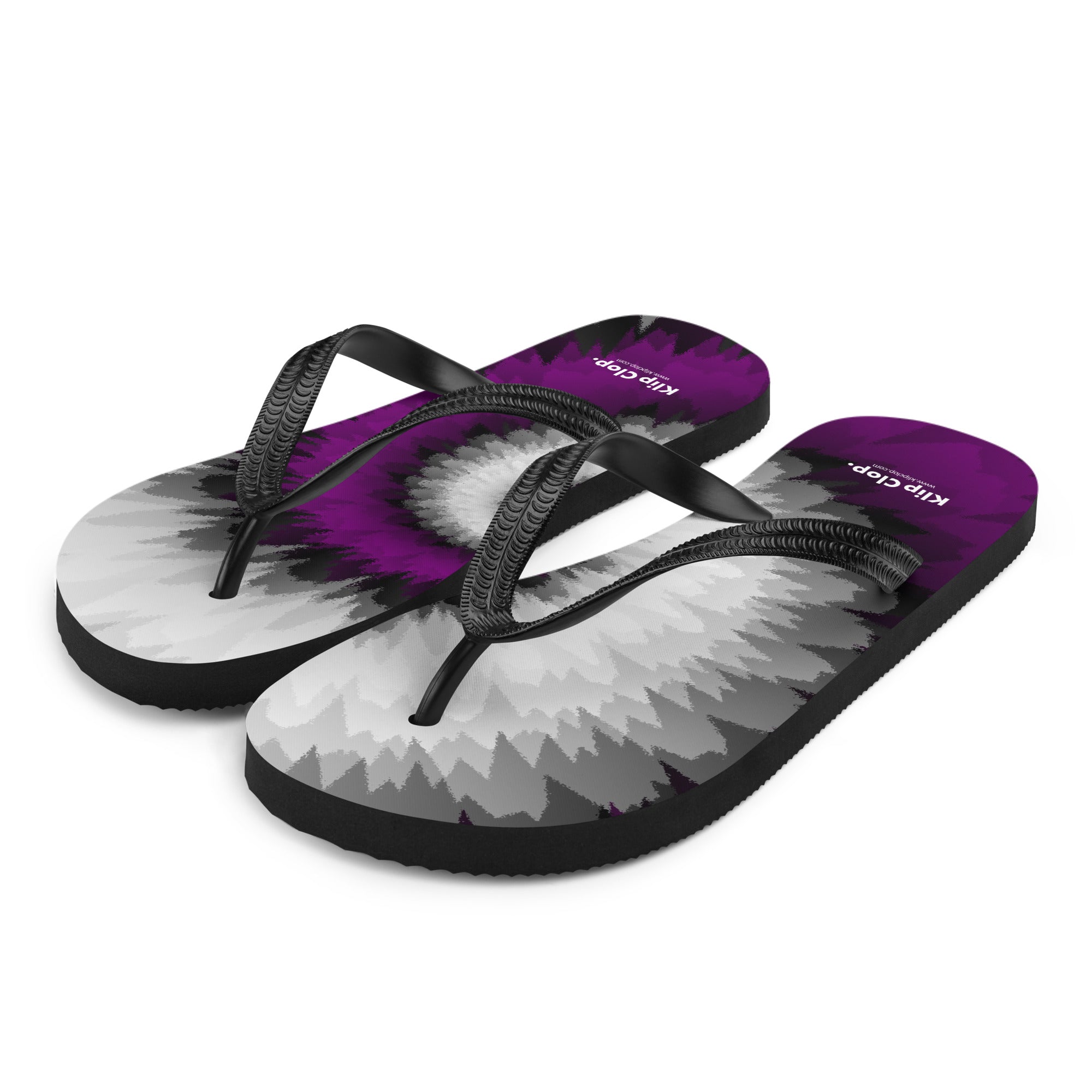 Flip-Flops-Tie Dye Spiral-Asexual