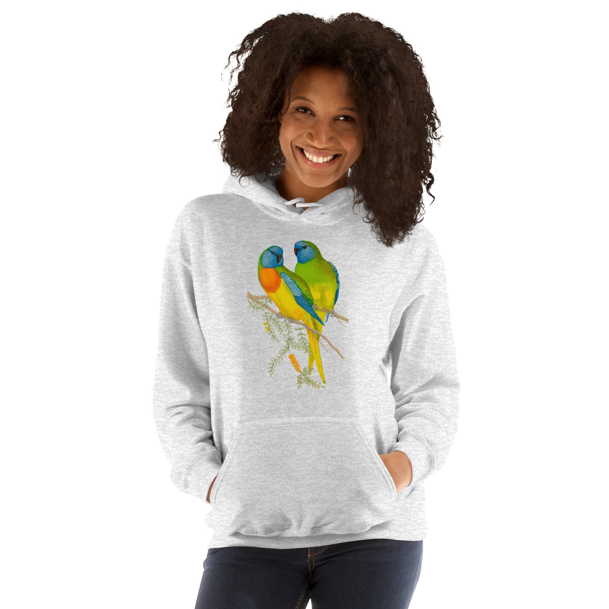 Unisex Hoodie-Splendid Parrakeet