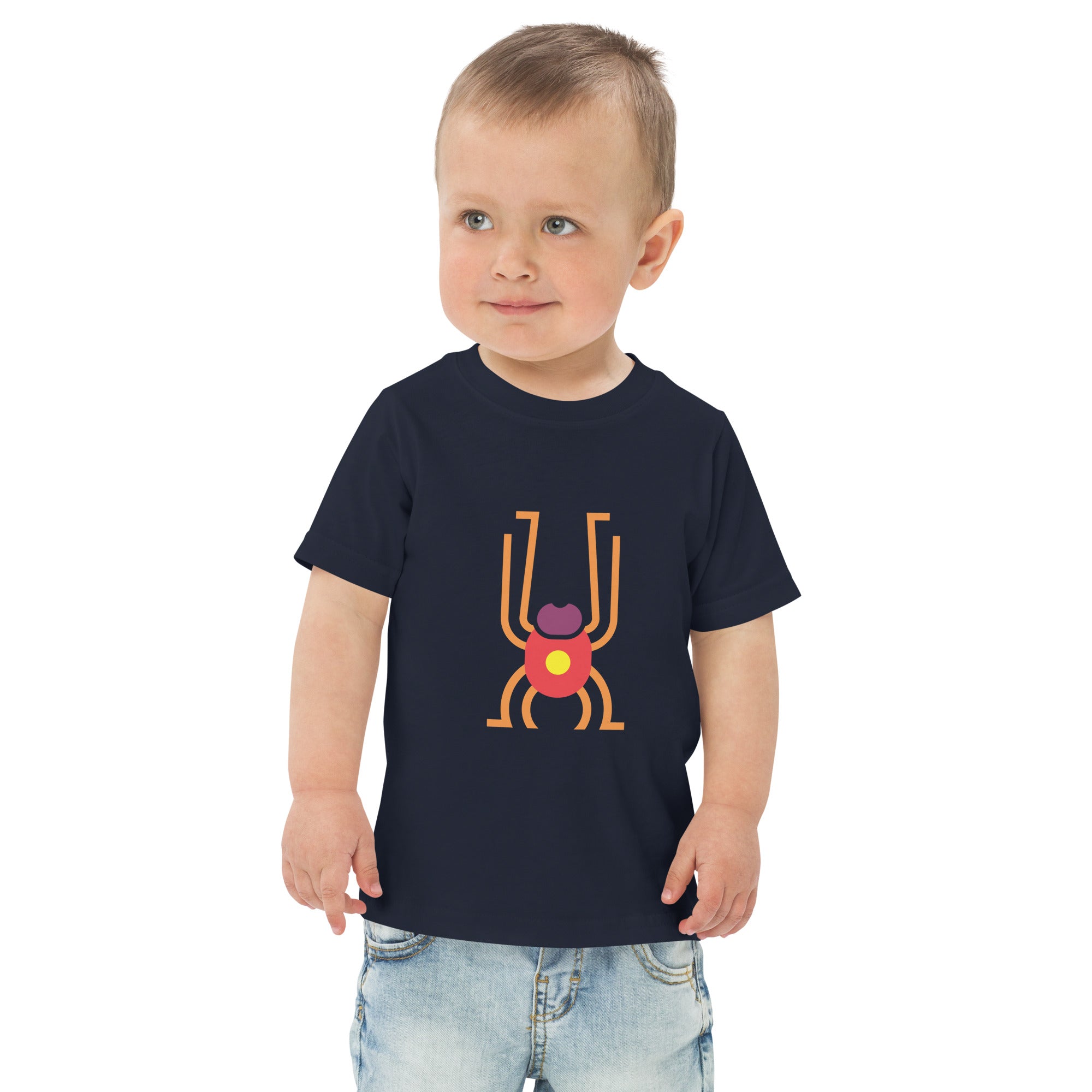 Toddler jersey t-shirt-Spider
