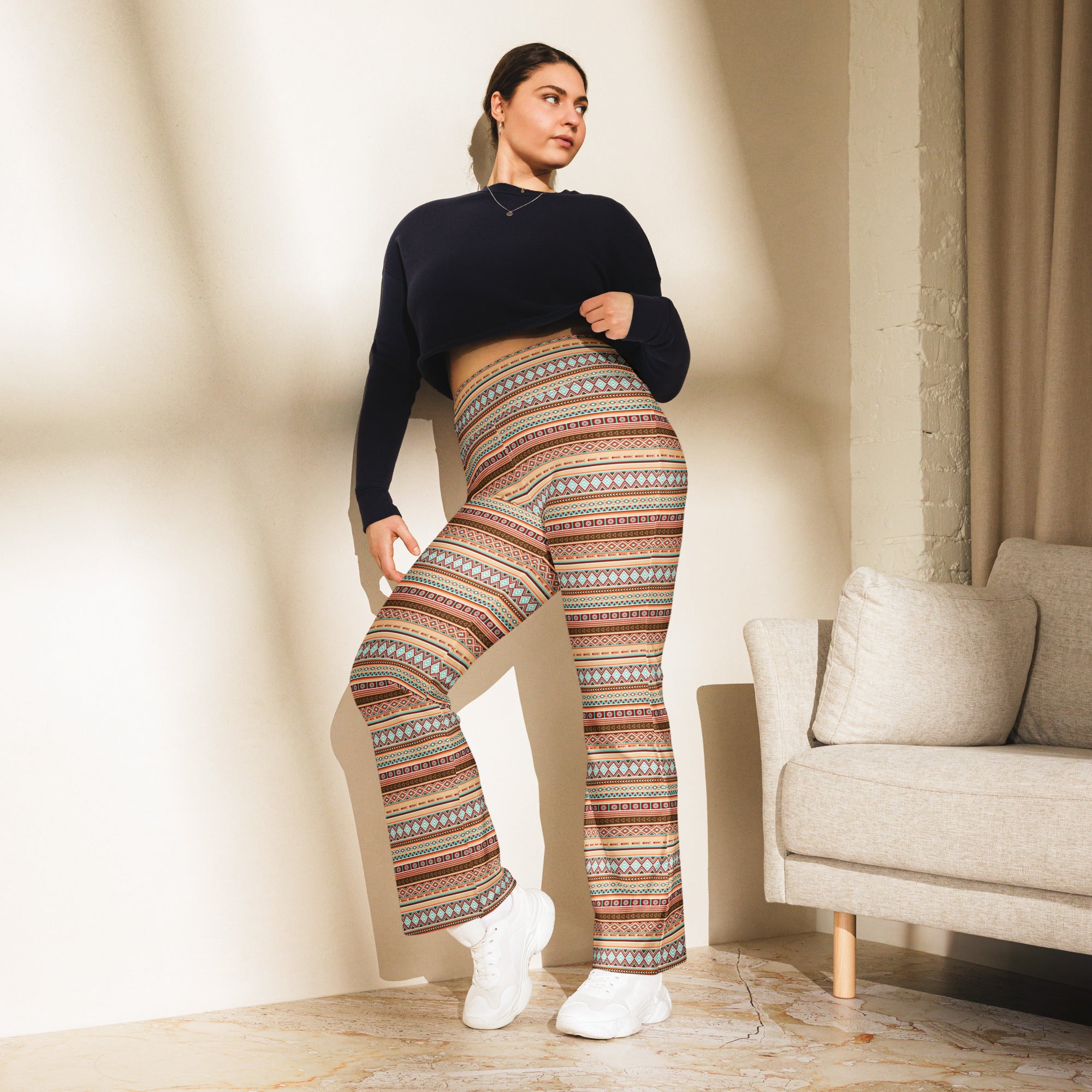 Flare leggings- American Tribal II