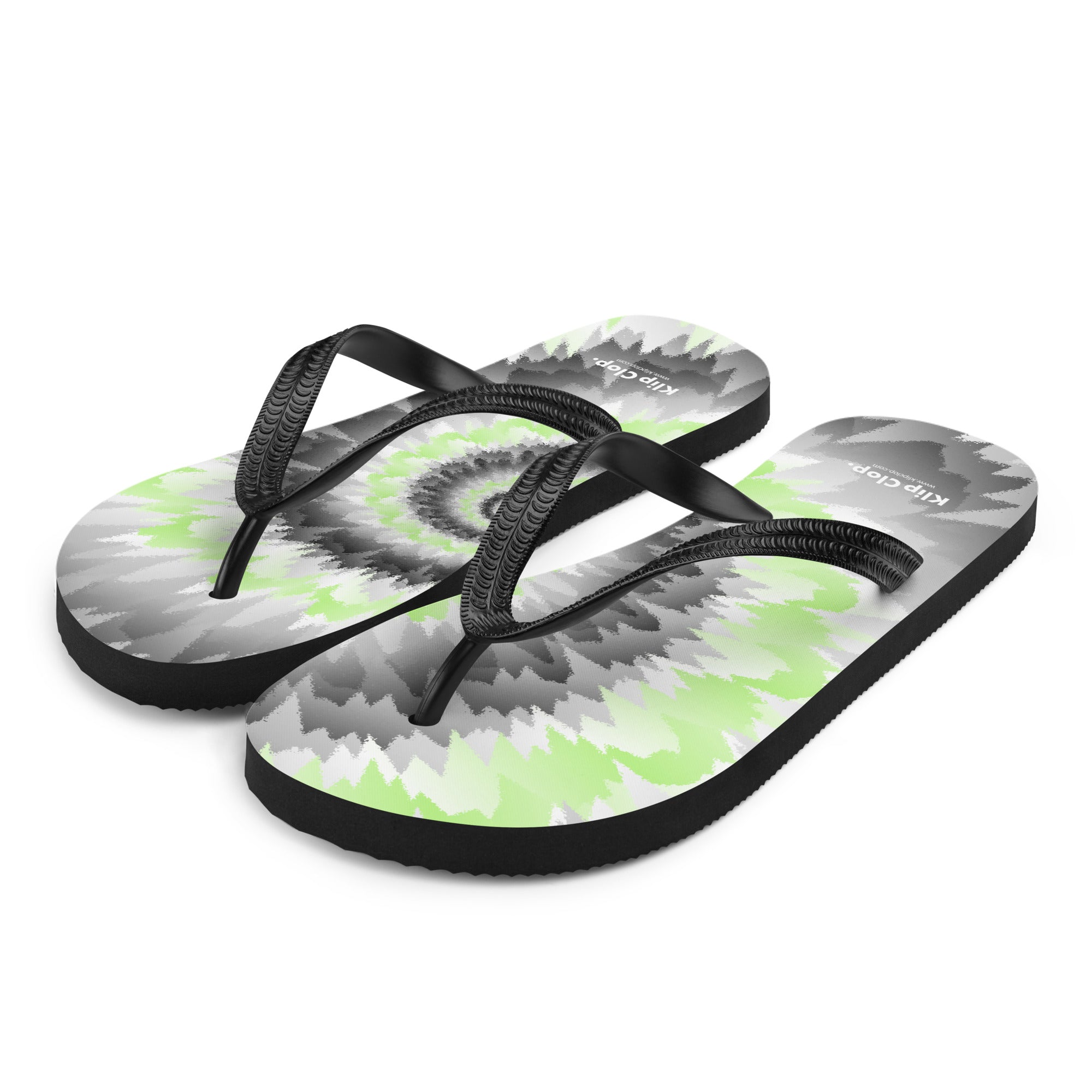 Flip-Flops-Tie Dye Spiral-Agender