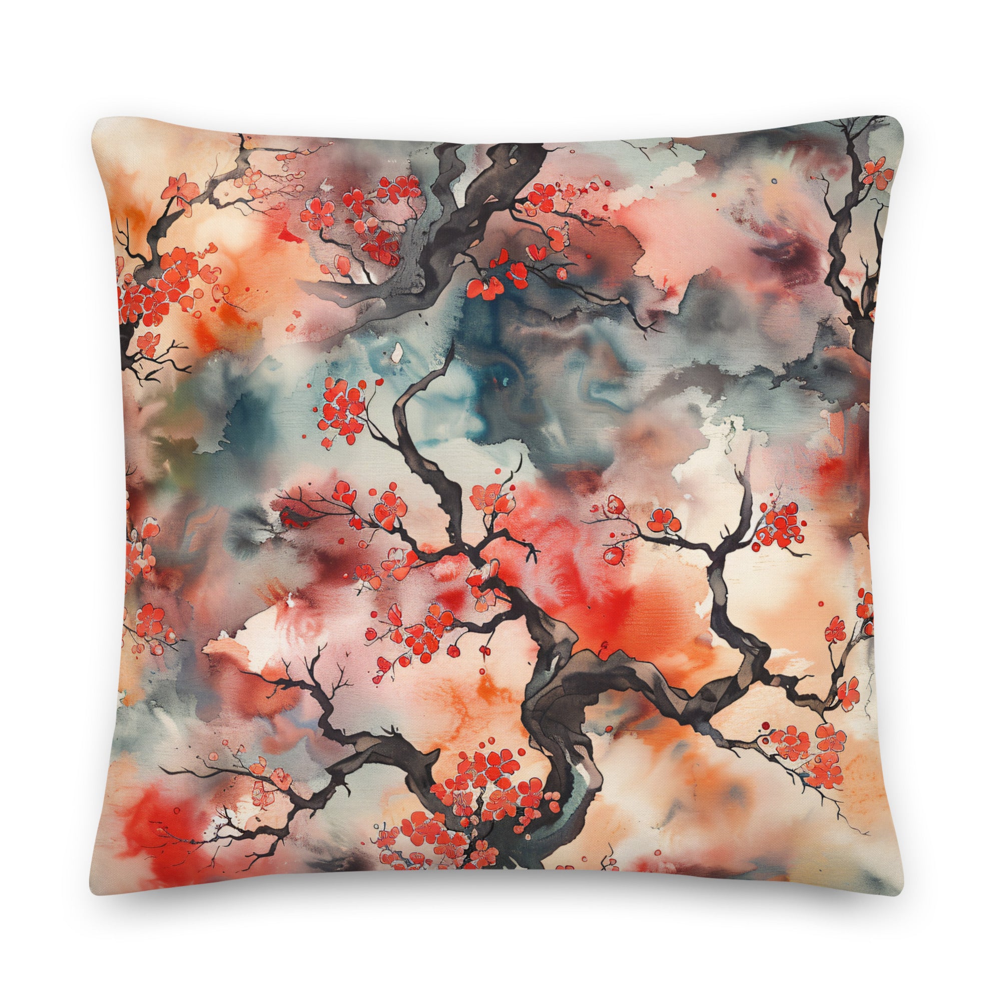 Premium Pillow-Traditional Japanese Arts IV