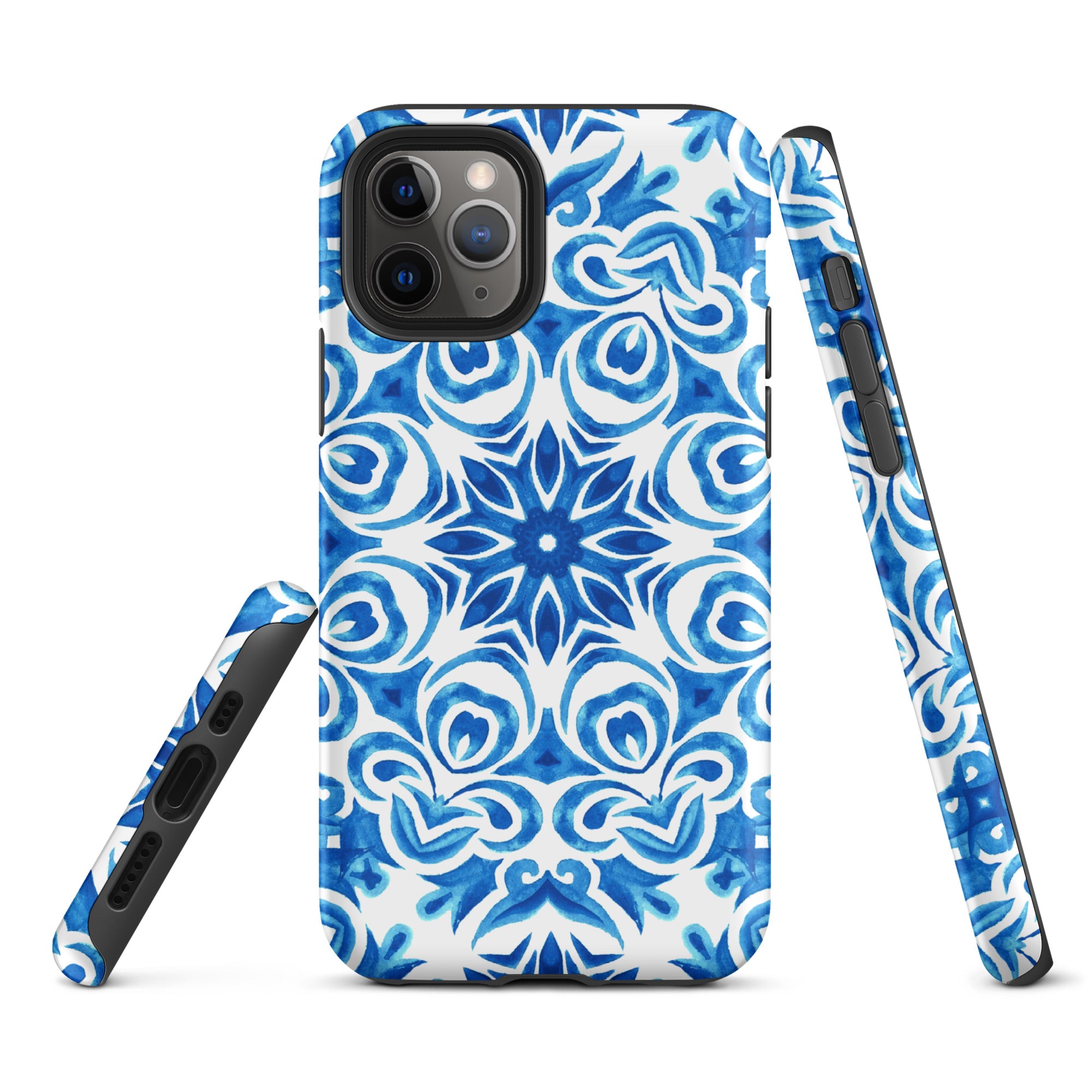 Tough Case for iPhone®- Majolica Pattern II